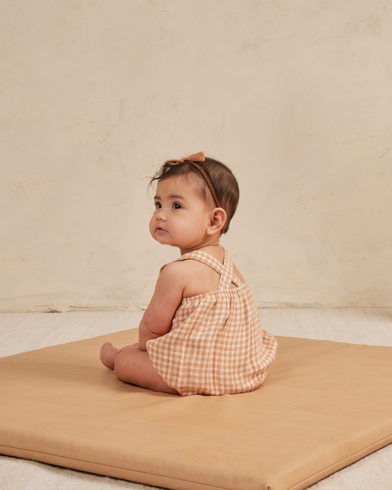 Penny Romper || Melon Gingham - Rylee + Cru Canada