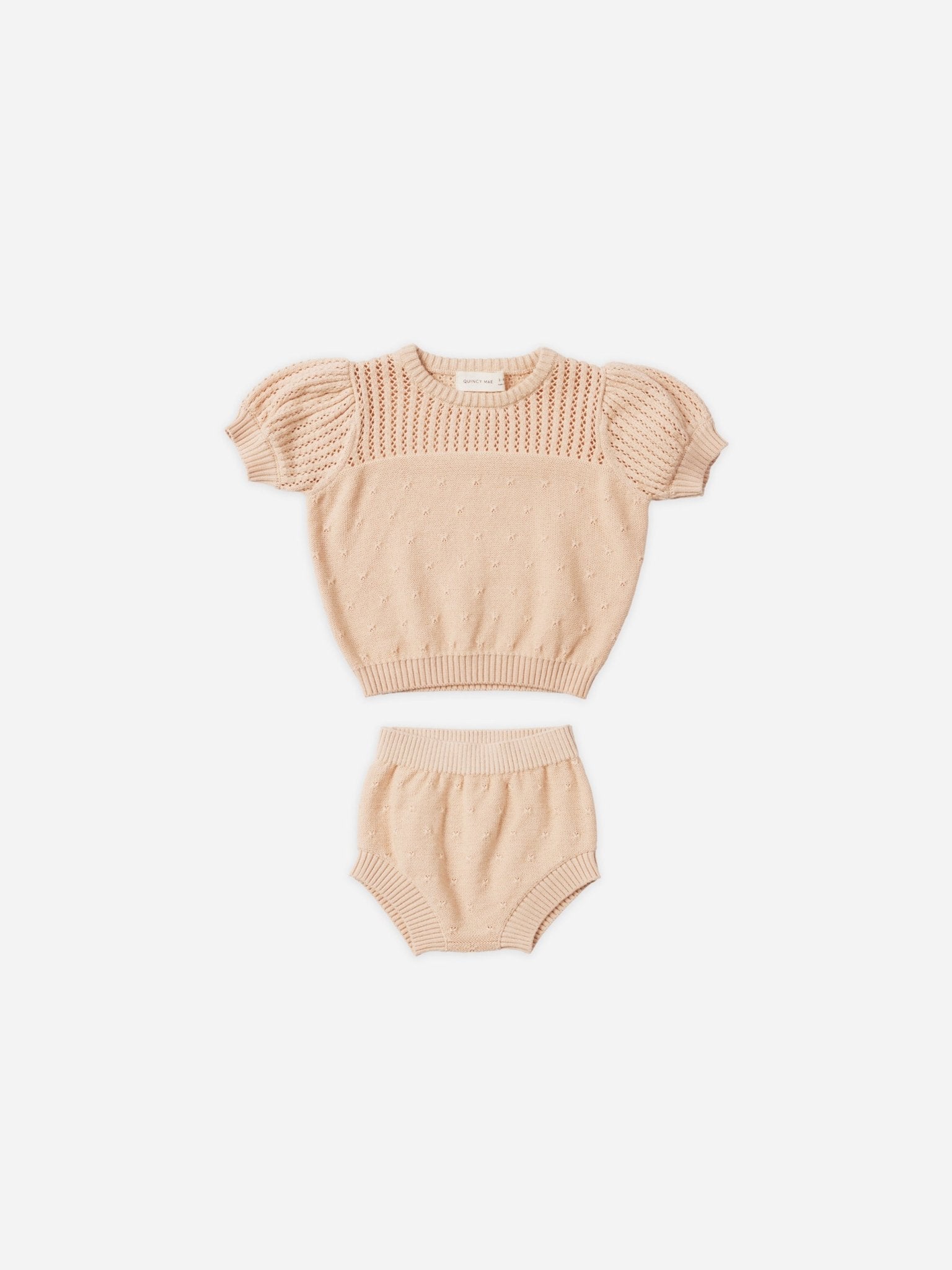 Pointelle Knit Set || Shell - Rylee + Cru Canada