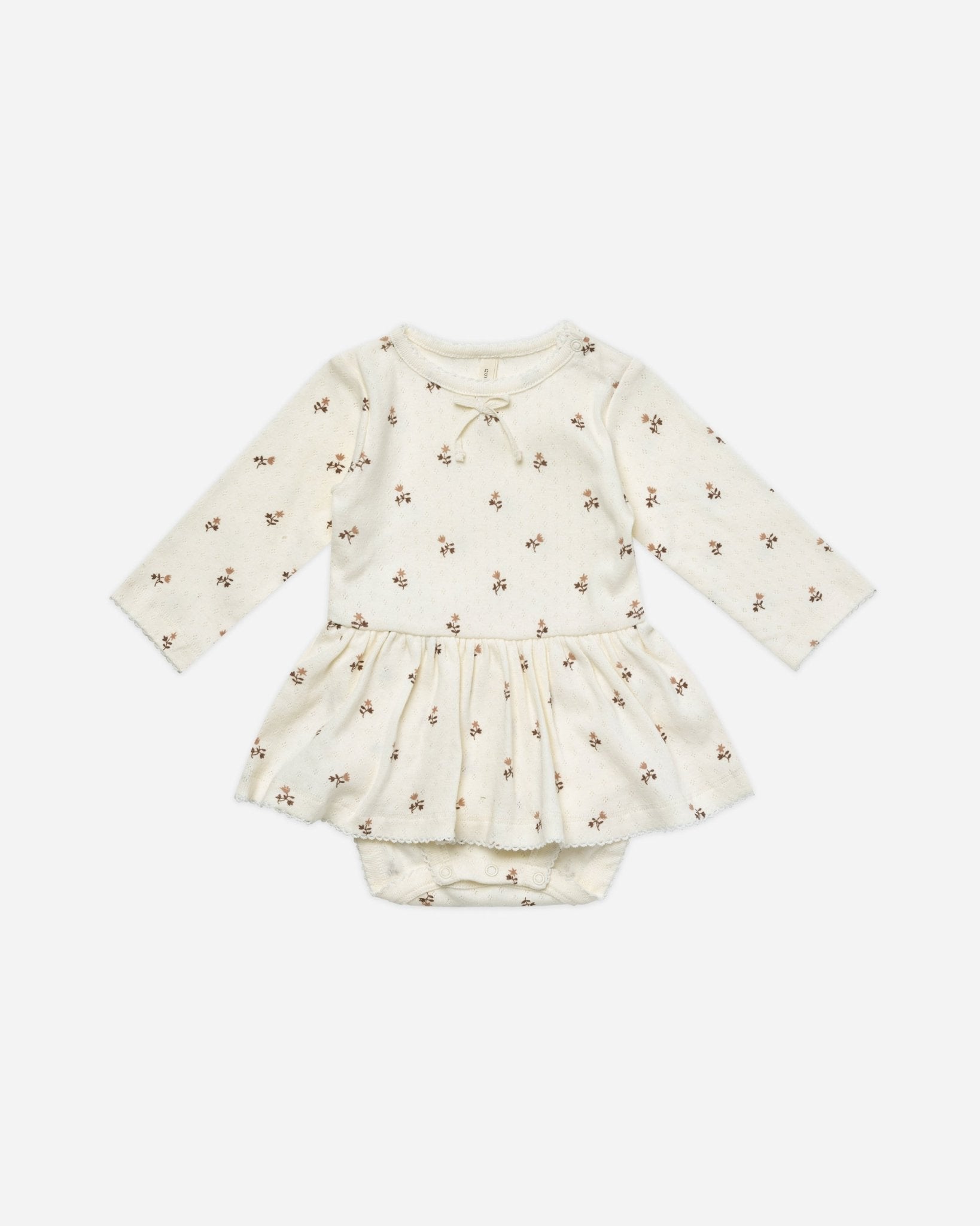 Pointelle Skirted Bodysuit || Rose Fleur - Rylee + Cru Canada