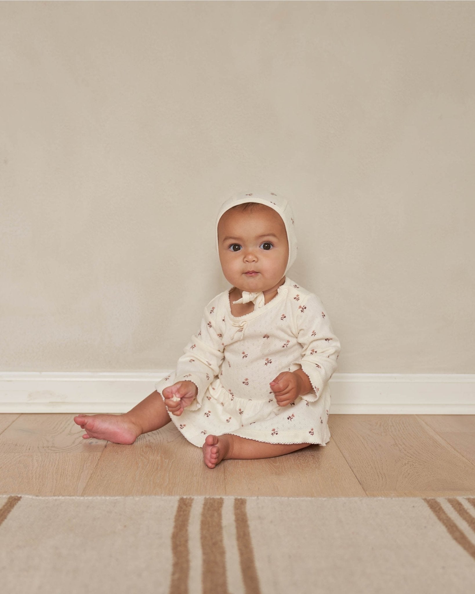 Pointelle Skirted Bodysuit || Rose Fleur - Rylee + Cru Canada