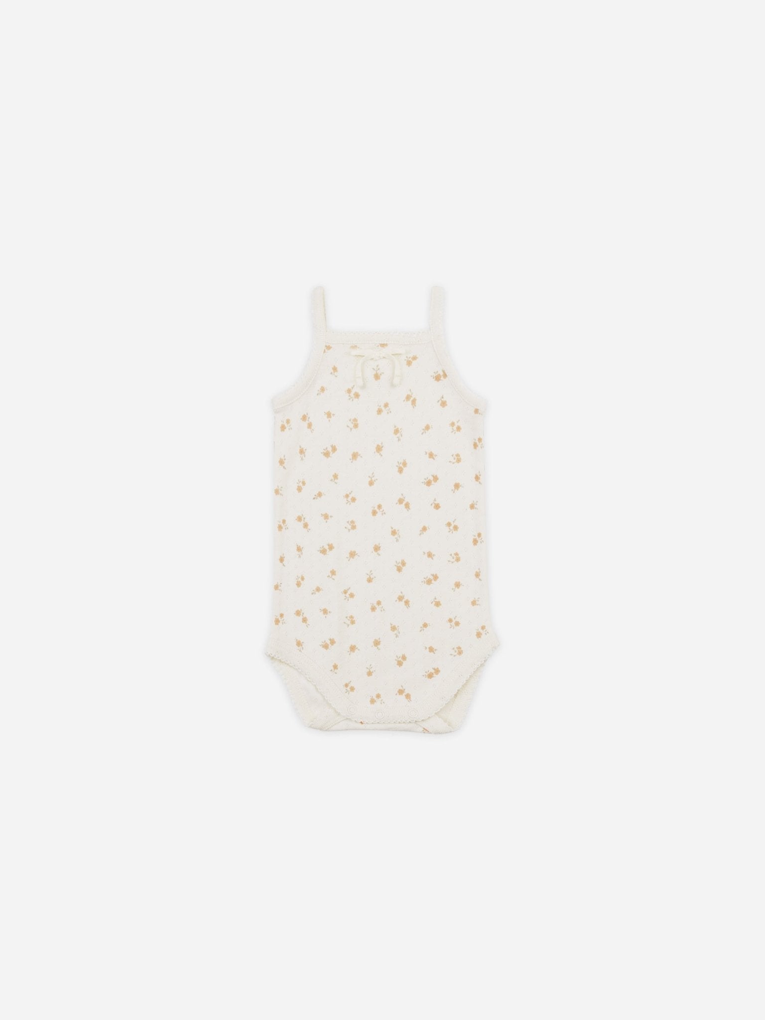 Pointelle Tank Bodysuit || Ditsy Melon - Rylee + Cru Canada