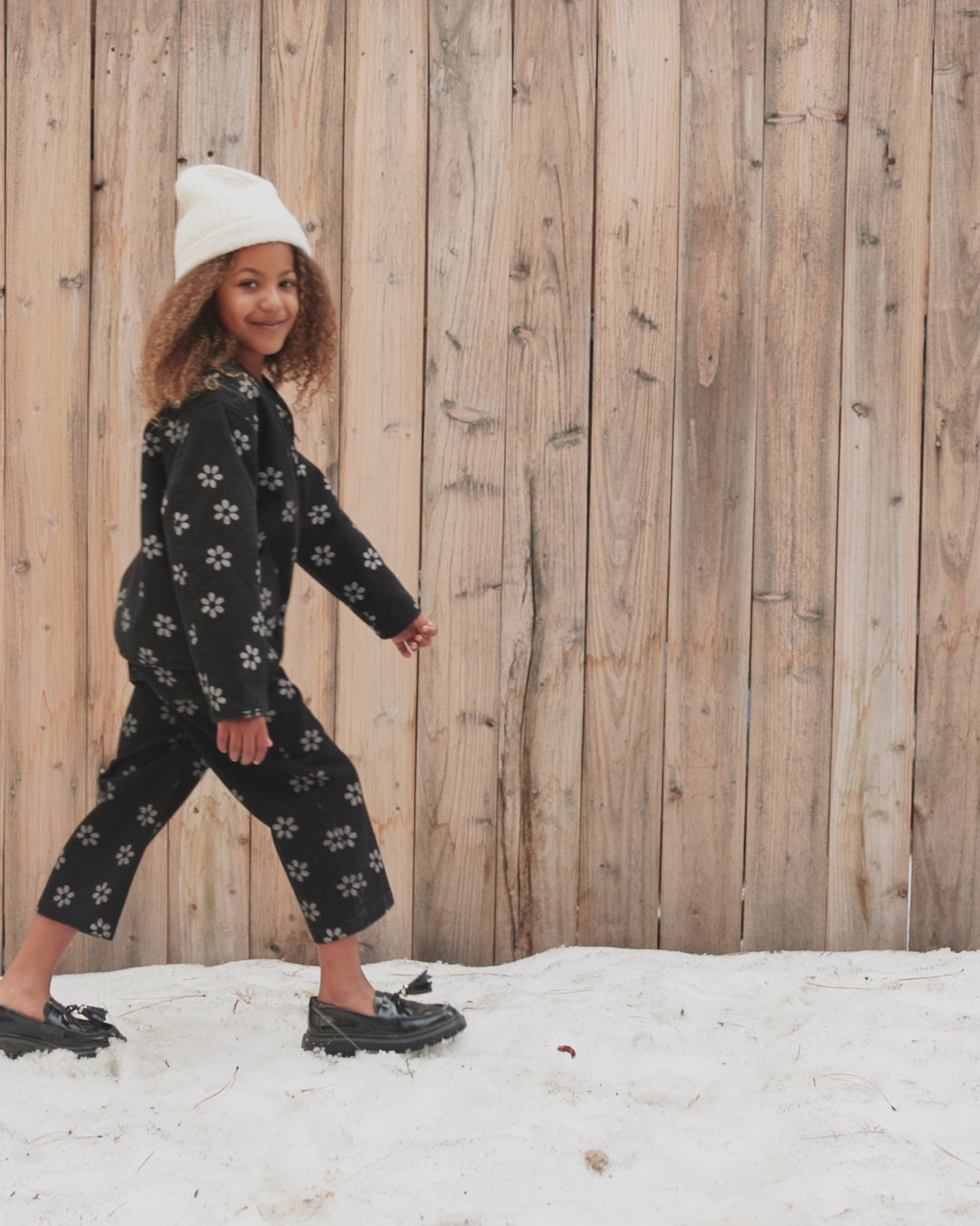 Alix Quilted Jacket Black Daisy