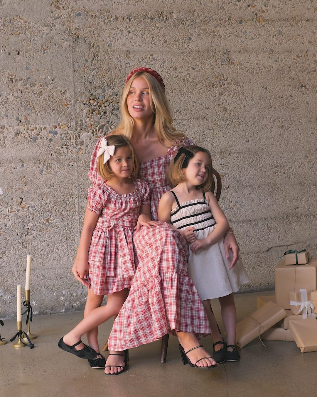 Chloe Dress | Holiday Tartan