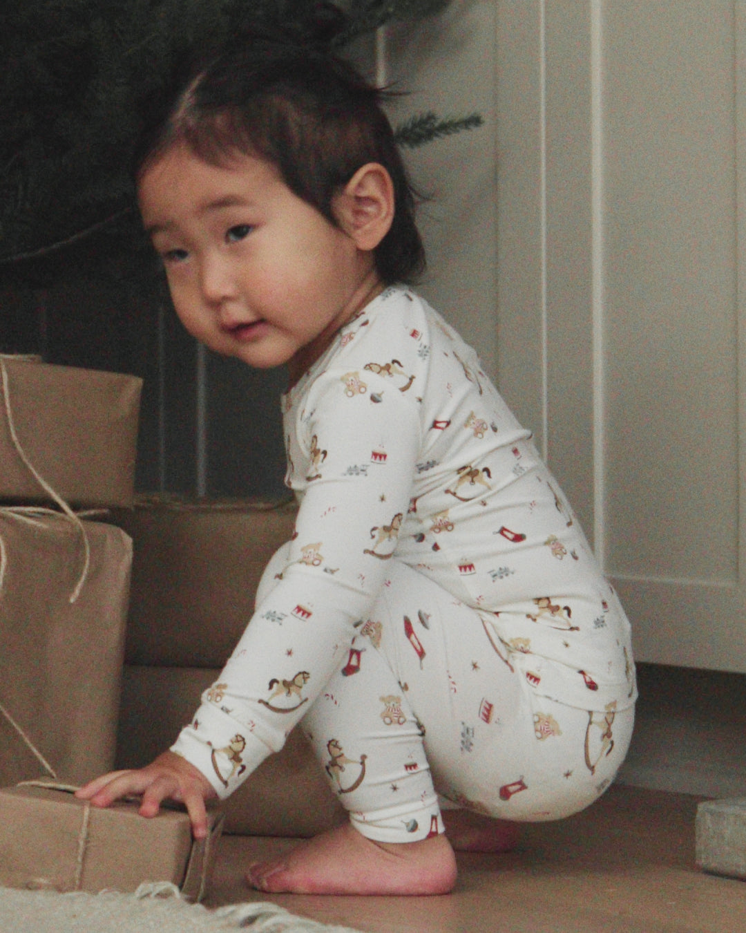 Bamboo Pajama Set Toy Chest