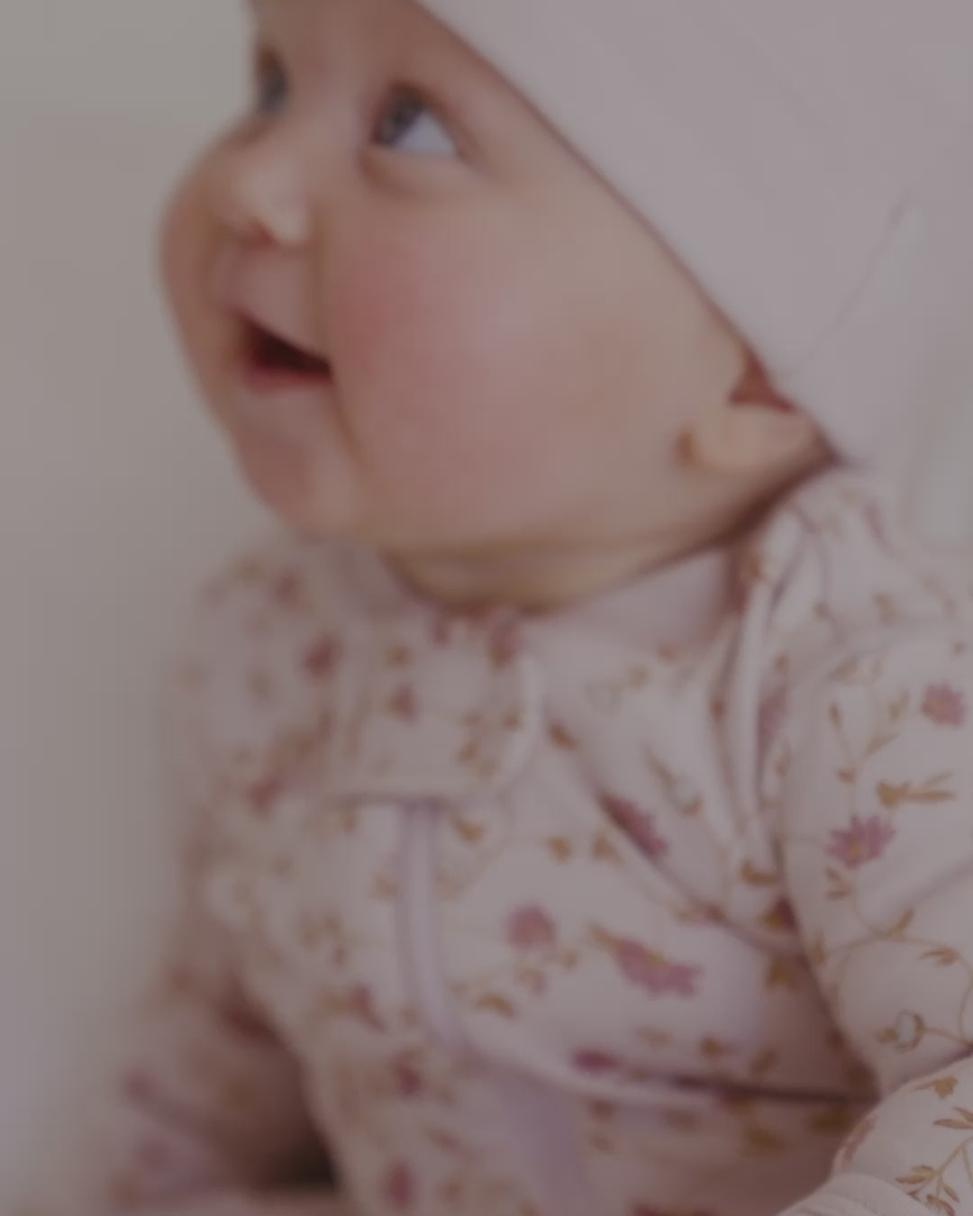 Baby Bonnet || Lilac Ditsy