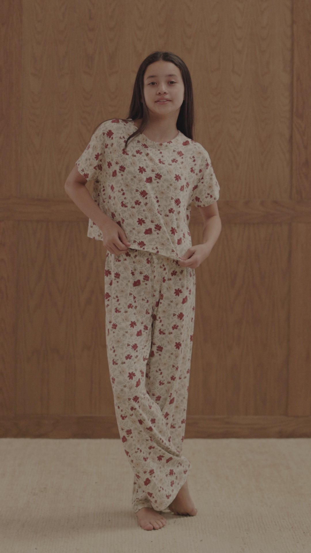 Ruthie Set || Holiday Floral - Teen