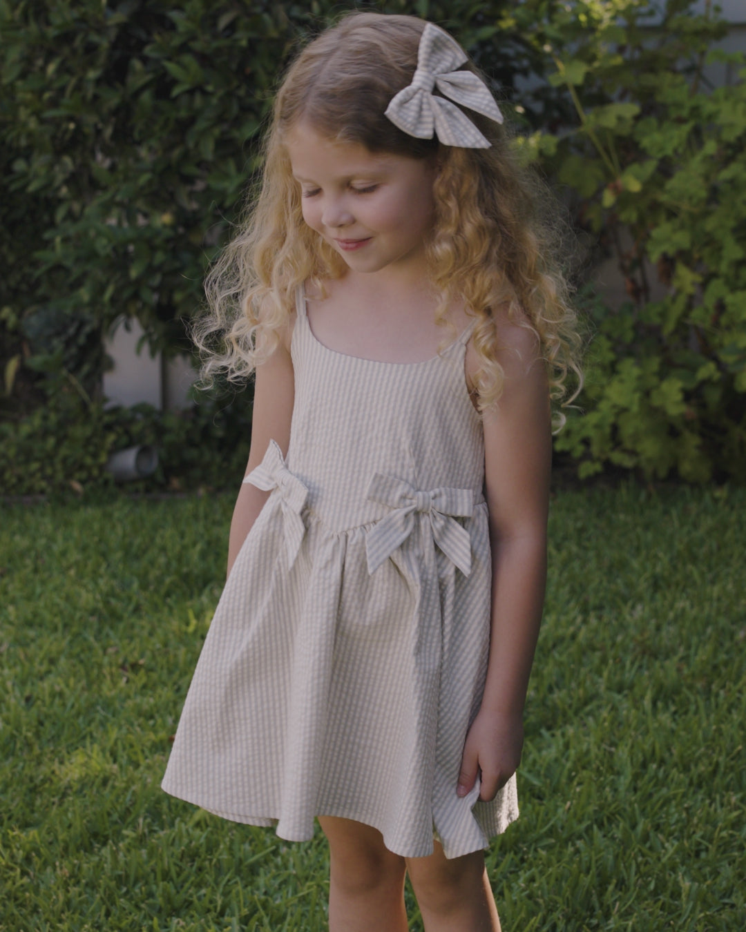 Robe Betsy Rayure Ciel