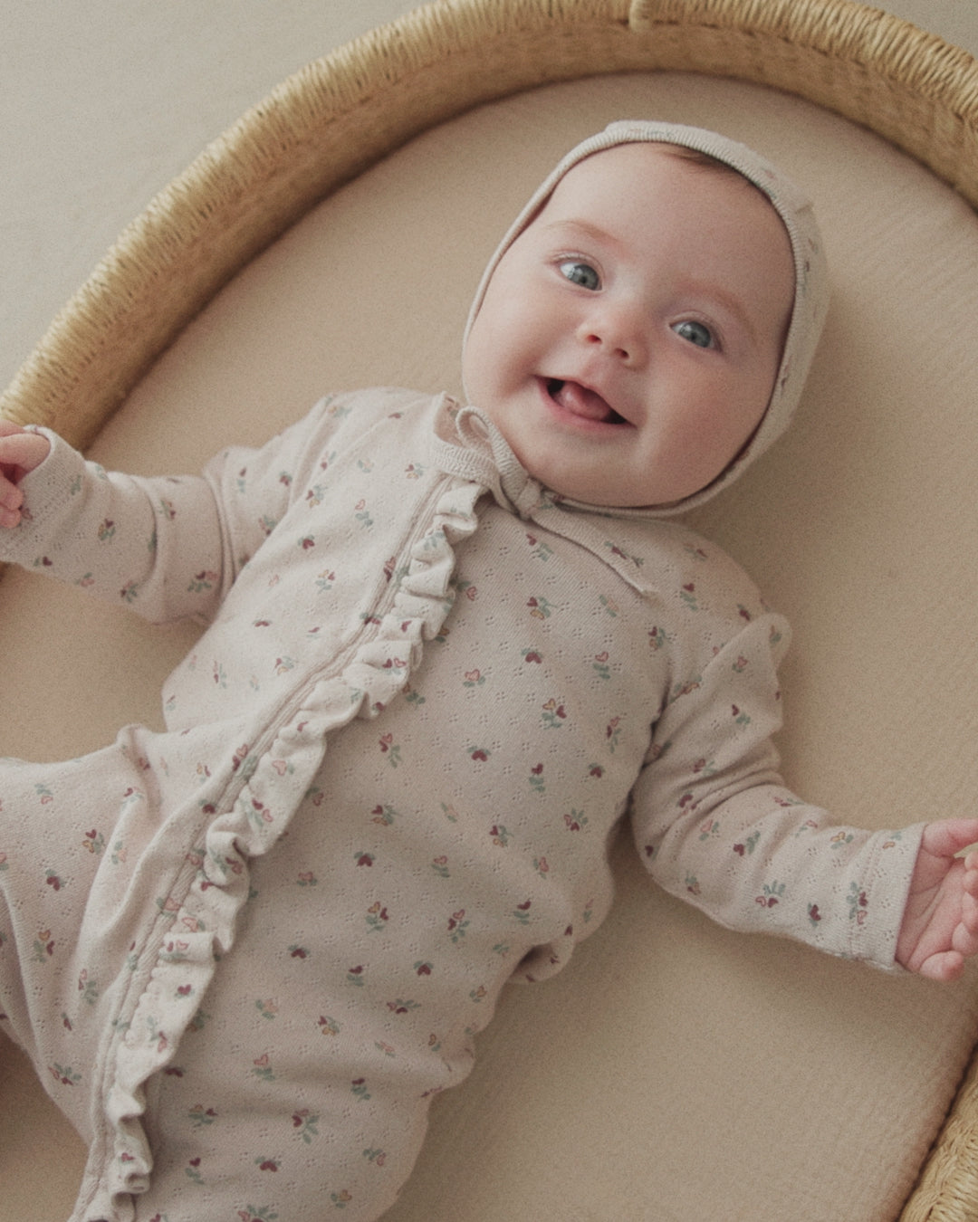 Ruffle Jumpsuit Heart Ditsy