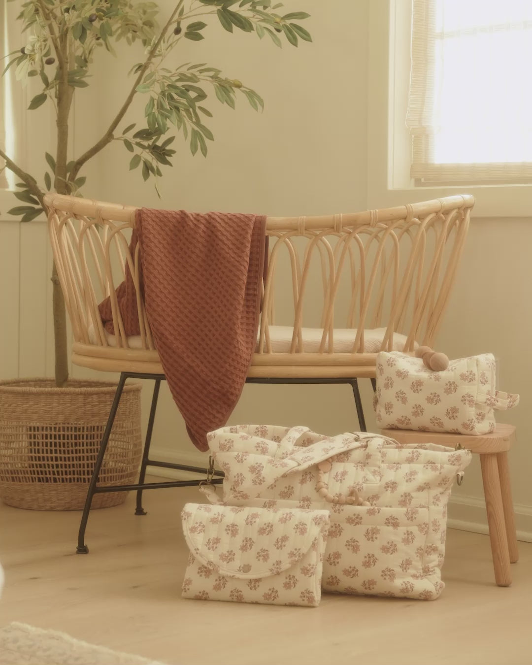 Waffle Baby Blanket || Cedar