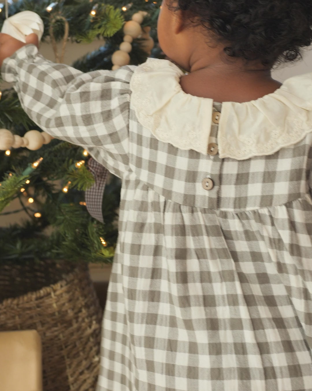 Callie Dress || Forest Check