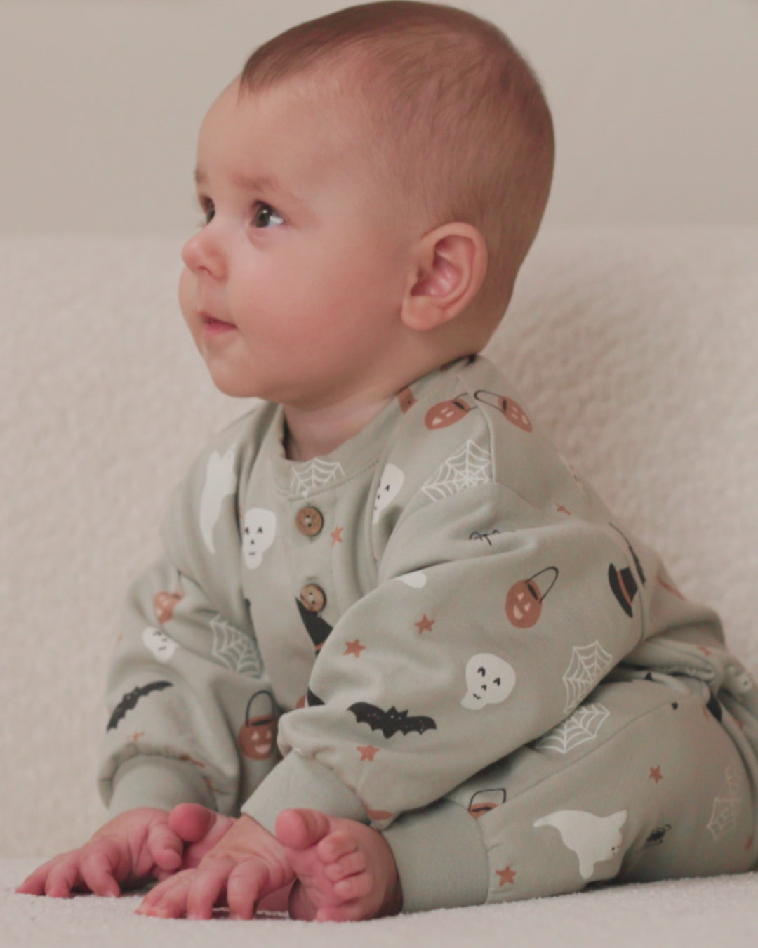 Relaxed Fleece Jumpsuit Halloween Things