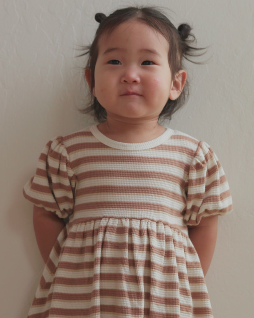 Darla Dress Spice Stripe