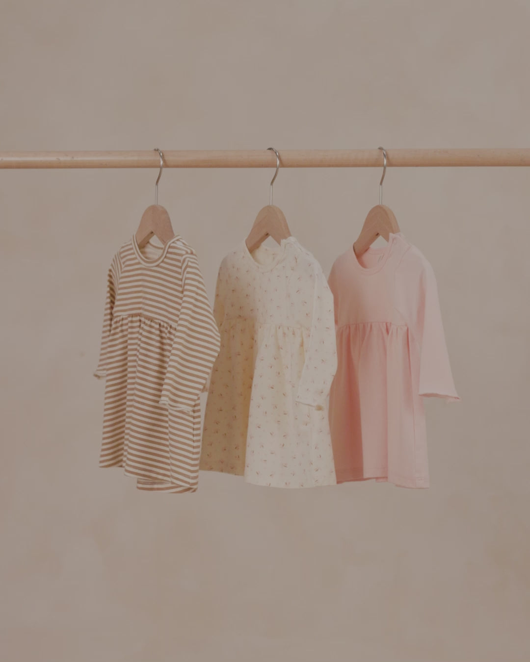 Longsleeve Baby Dress || Petal