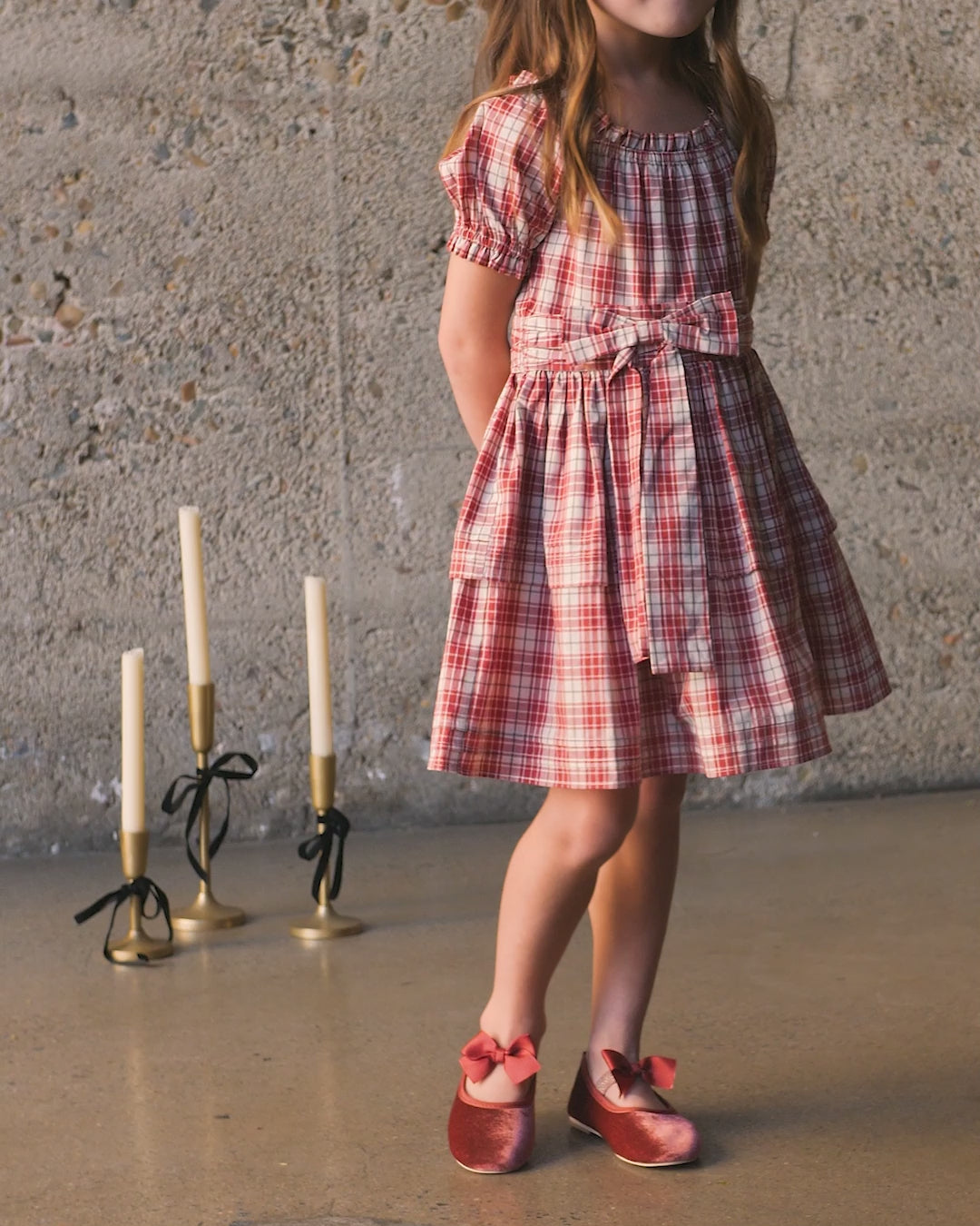 Annette Dress | Holiday Tartan