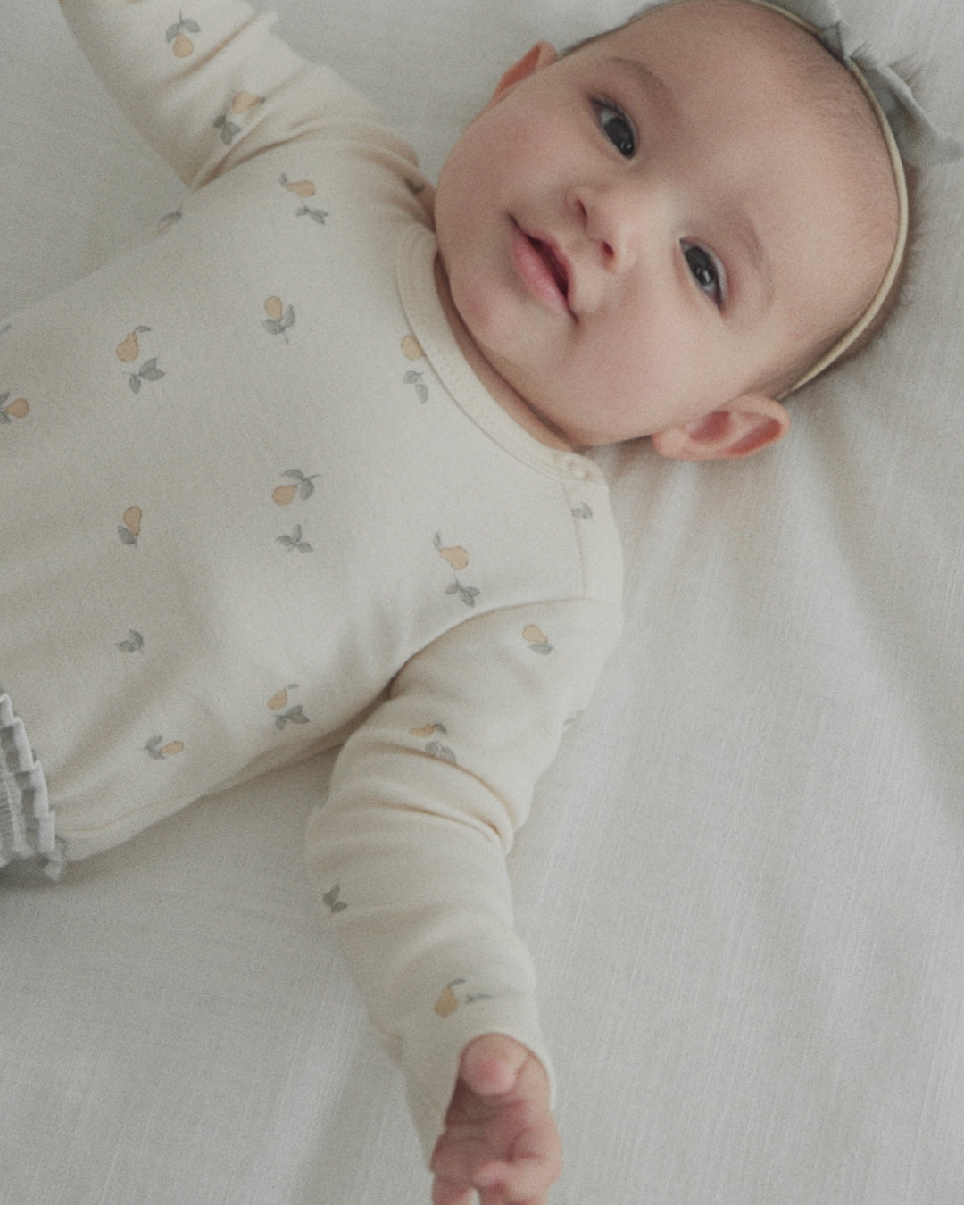 Bodies en jersey, lot de 2, motif poires et rayures Laurel