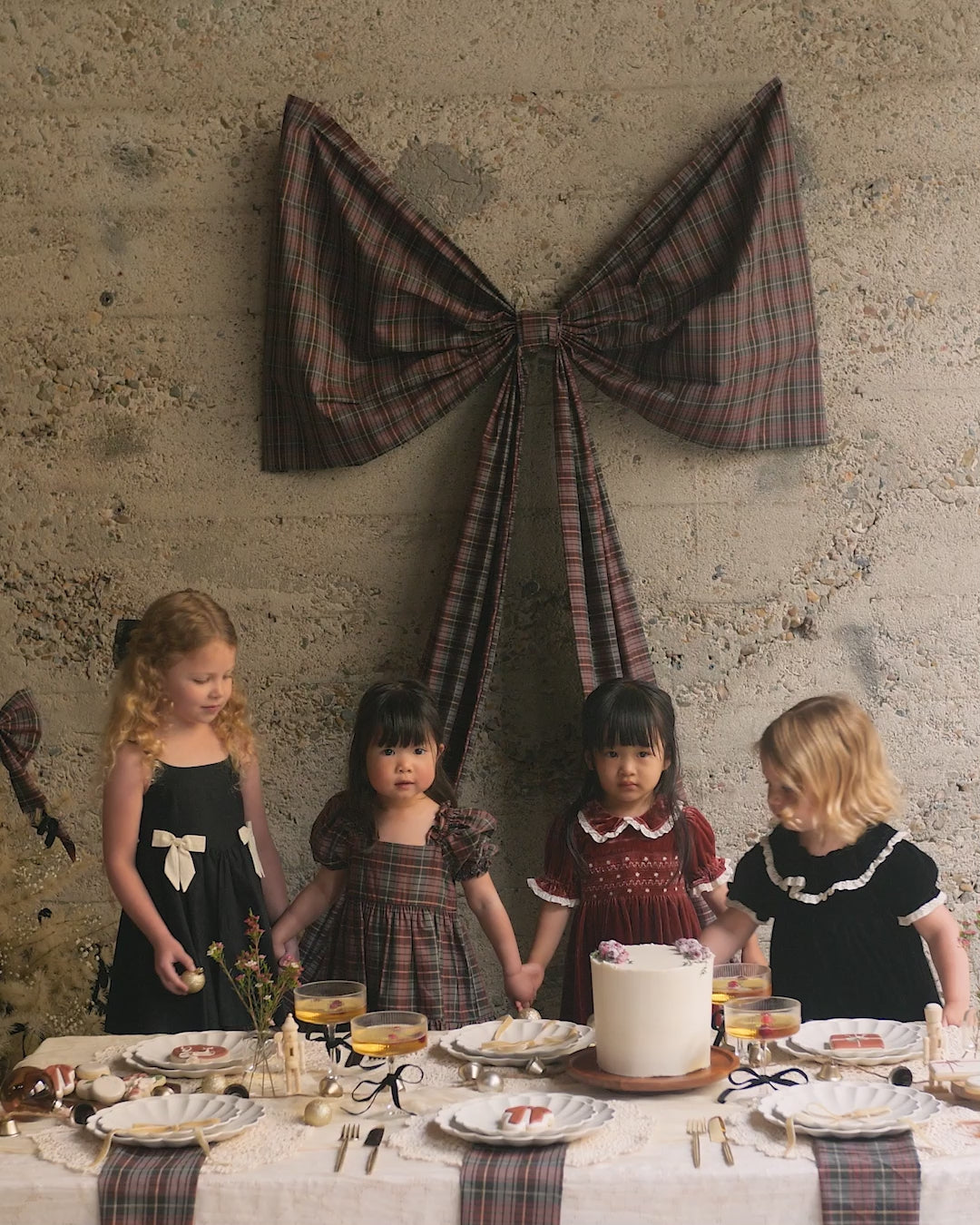 Louella Dress | Winter Tartan