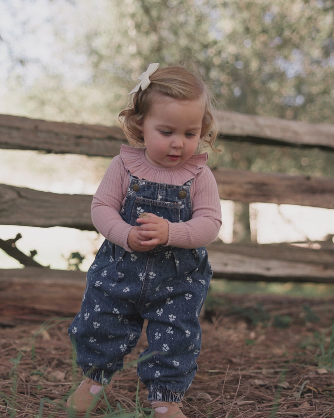 Vintage Overall Heart Ditsy