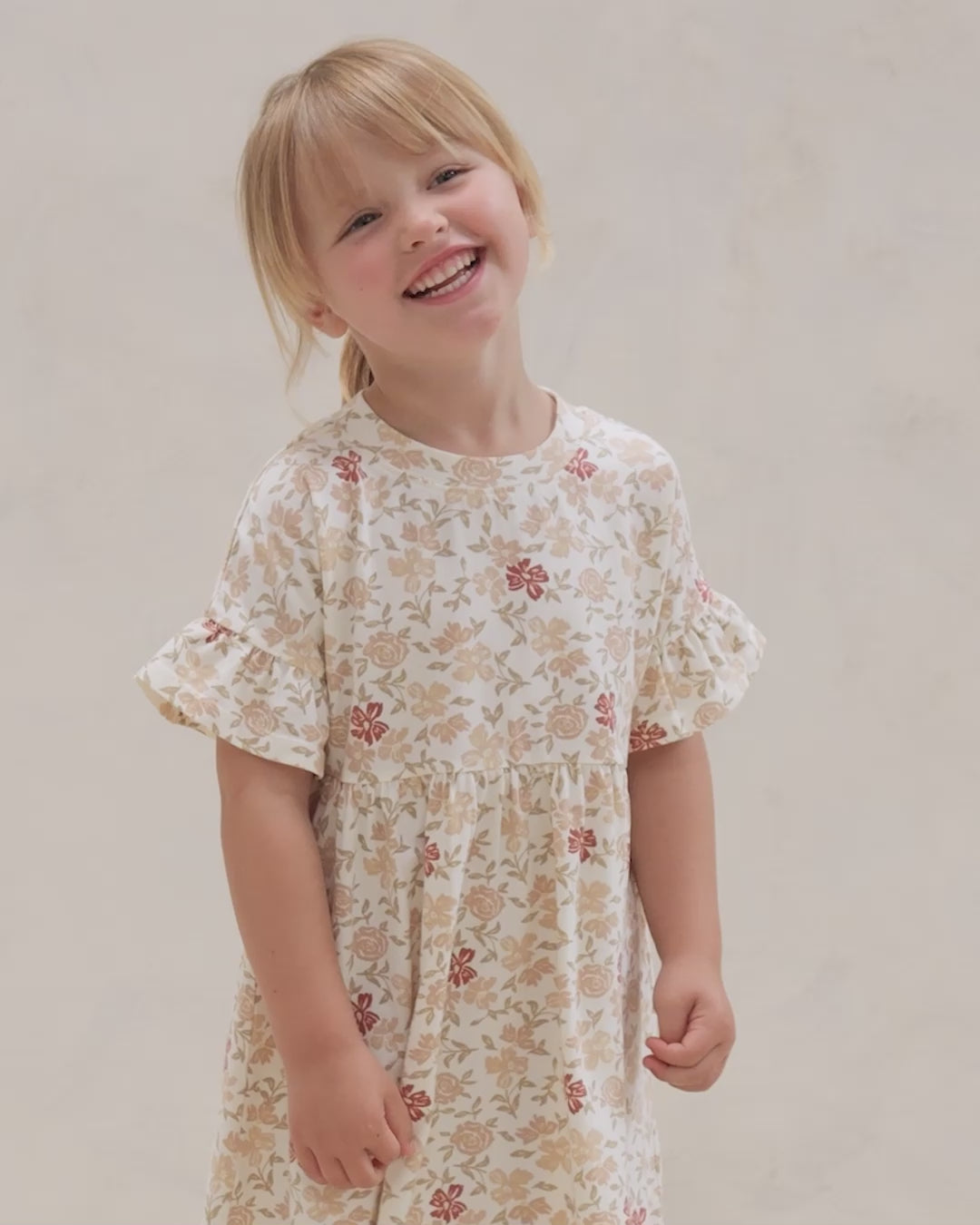 Robe babydoll || Rose Floral