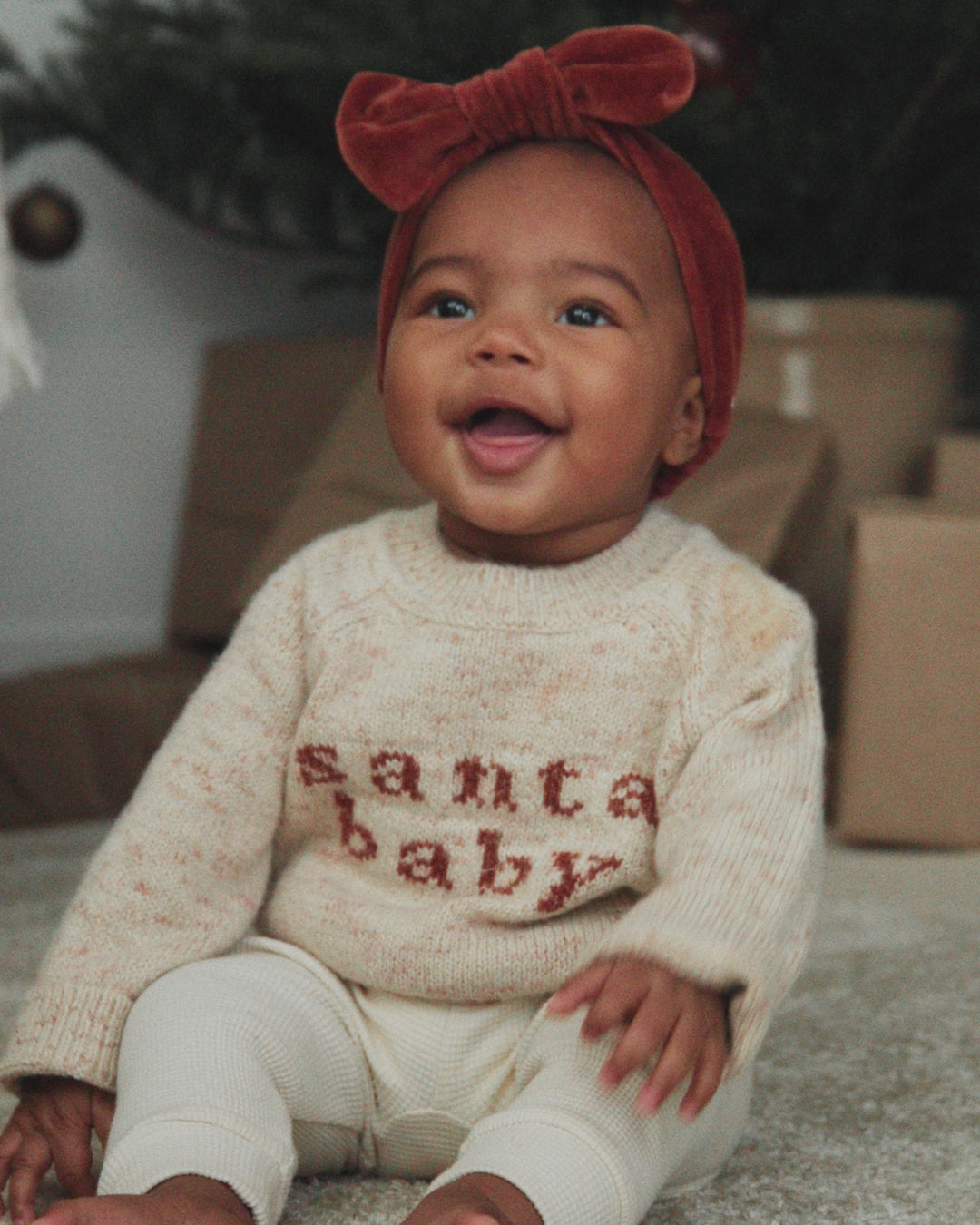 Knit Sweater Santa Baby