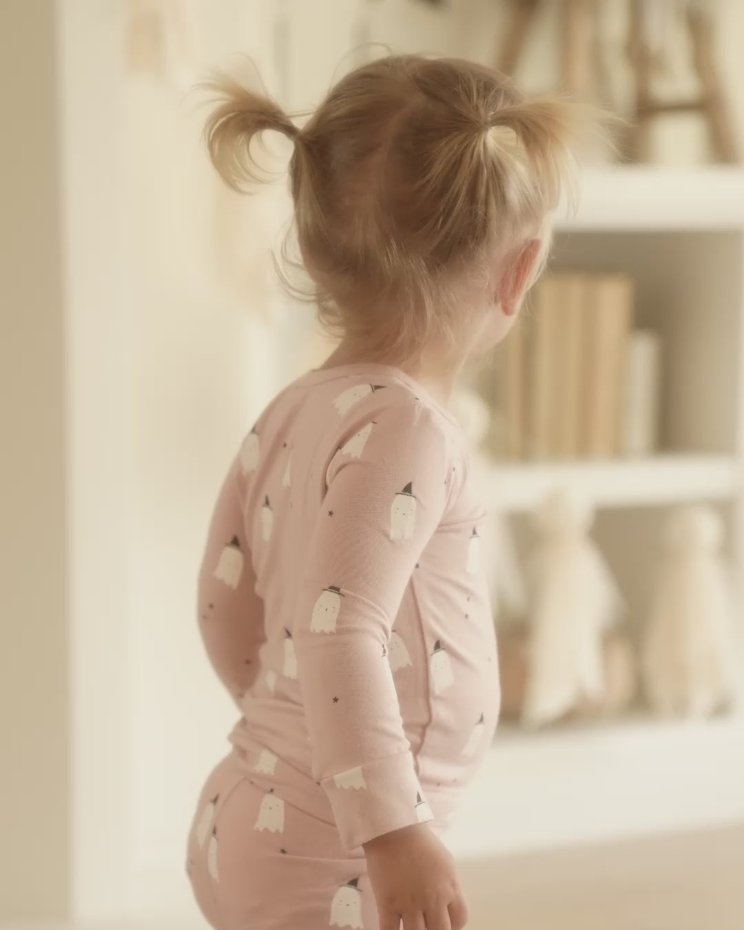 Pyjama en bambou || Fantômes roses