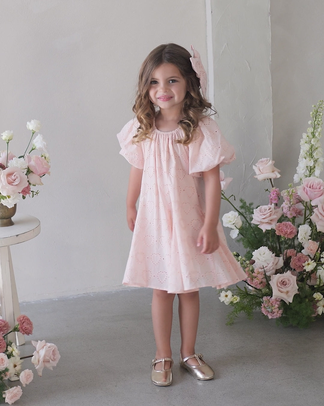 Everly Bow || Blush