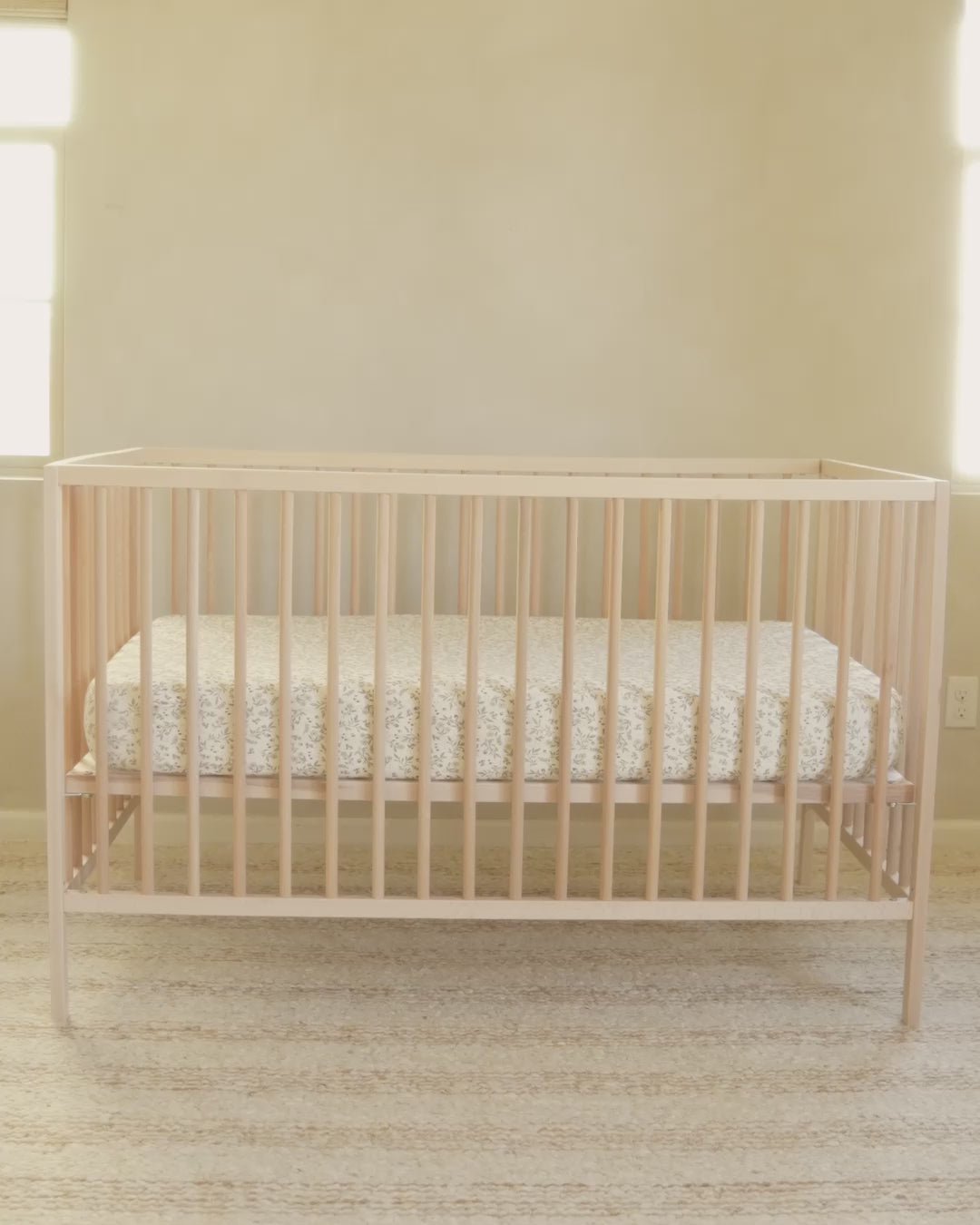 Bamboo Crib Sheet || Woodland