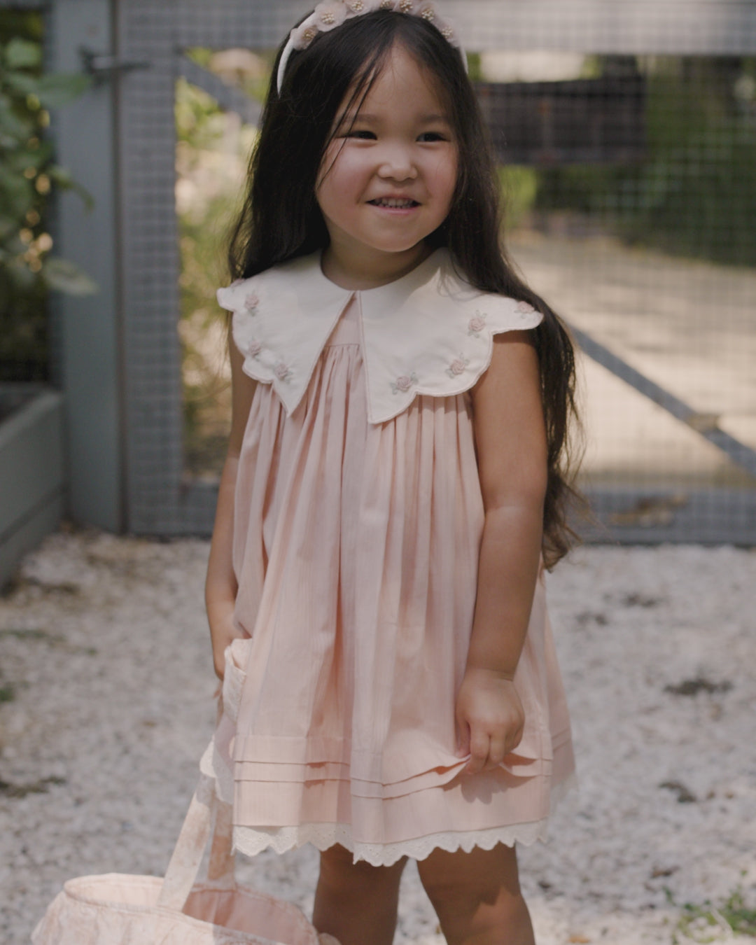 Easter Basket Pastel Garden