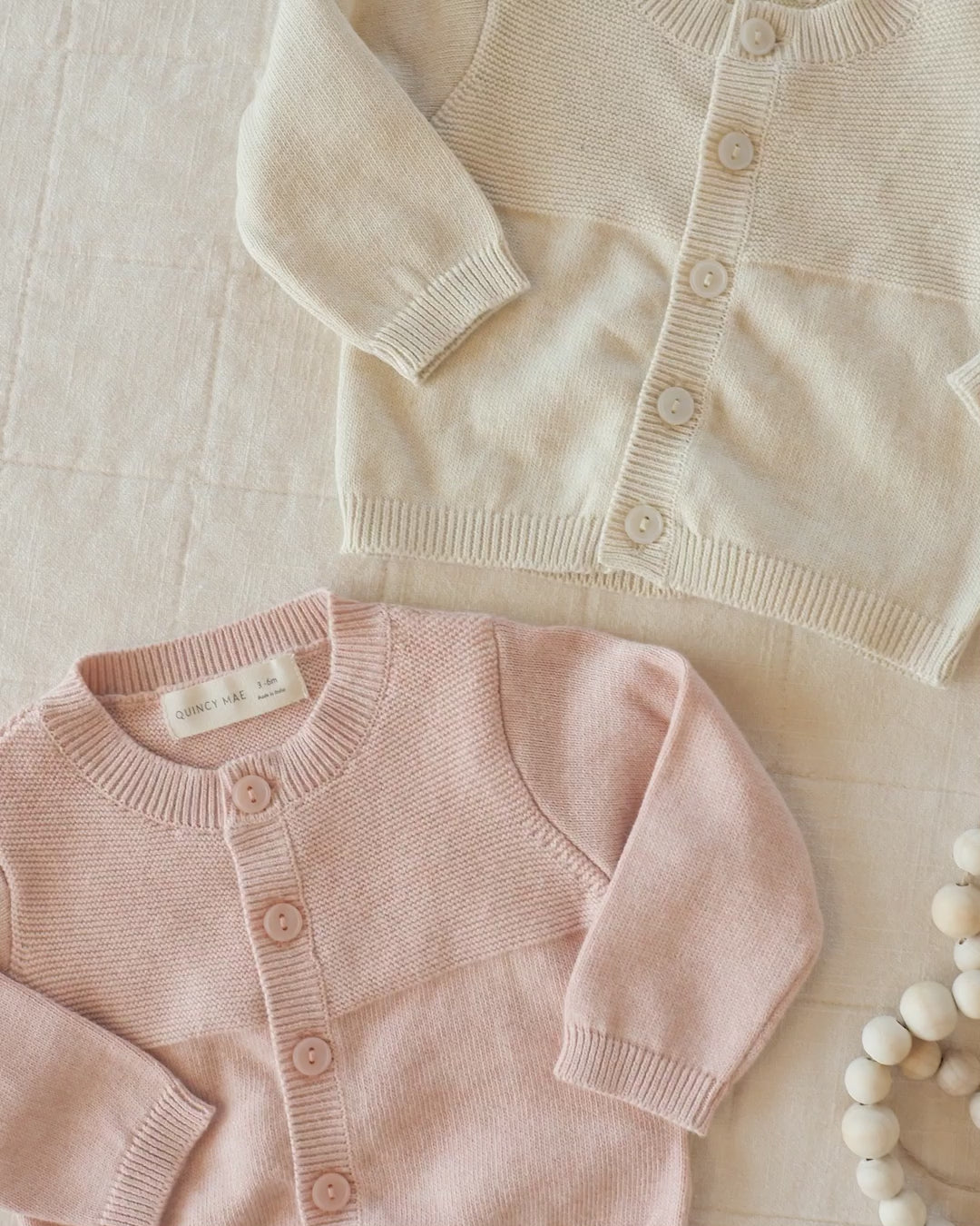 Knit Cardigan || Heathered Natural