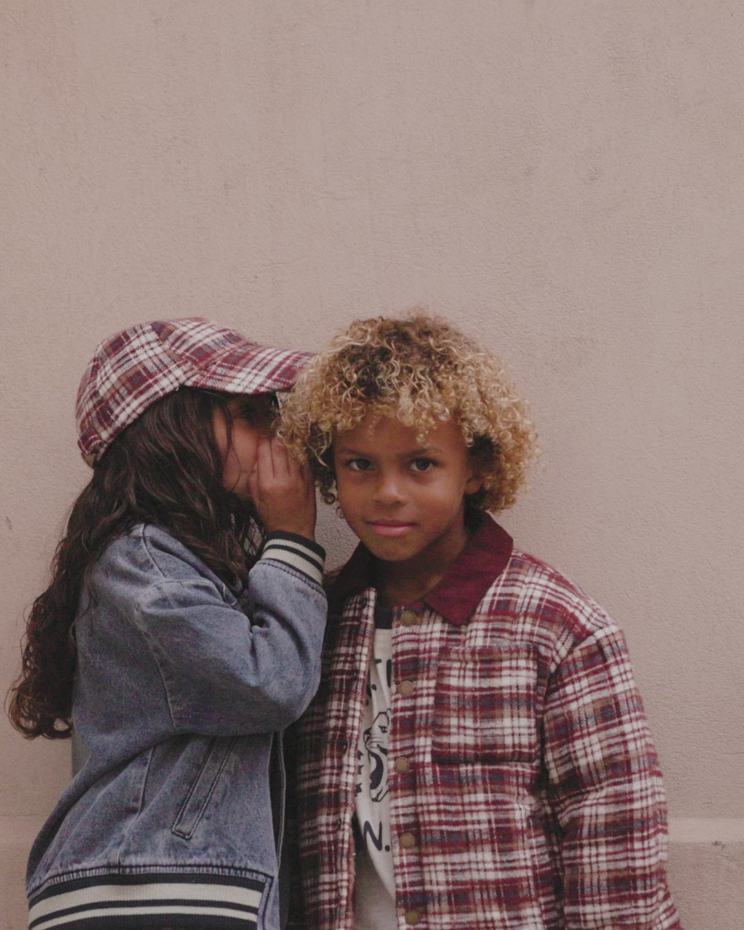 Baseball Hat | Burgundy Plaid