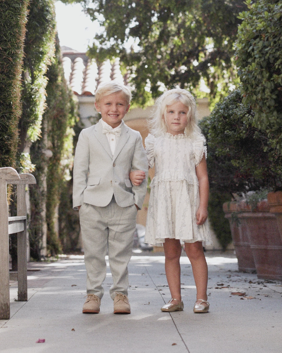 Bow Tie French Floral Stripe