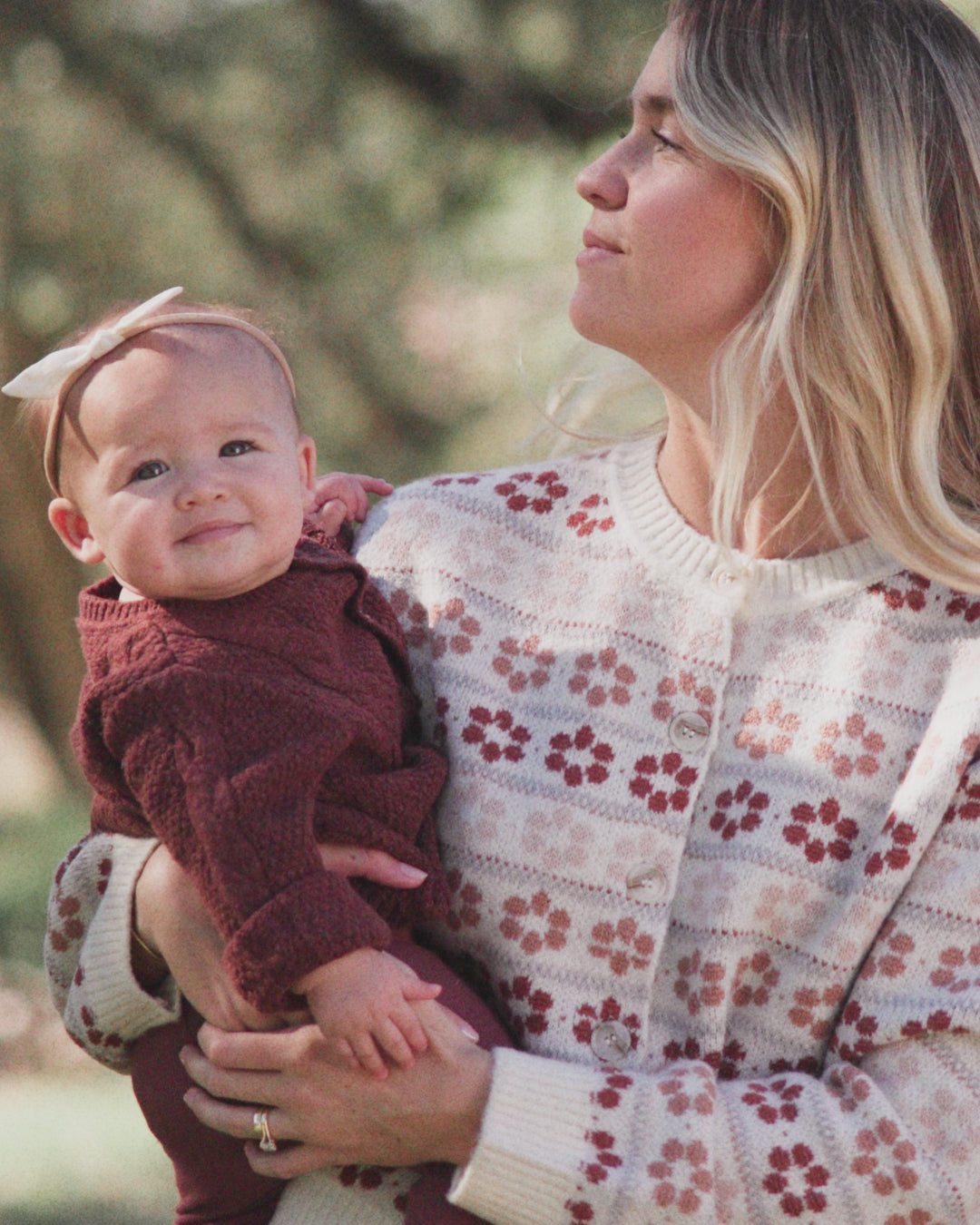 Cardigan en maille Black Cherry