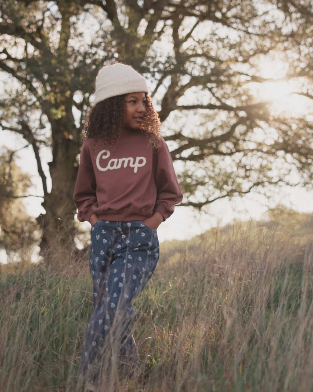 Sweat-shirt oversize Camp