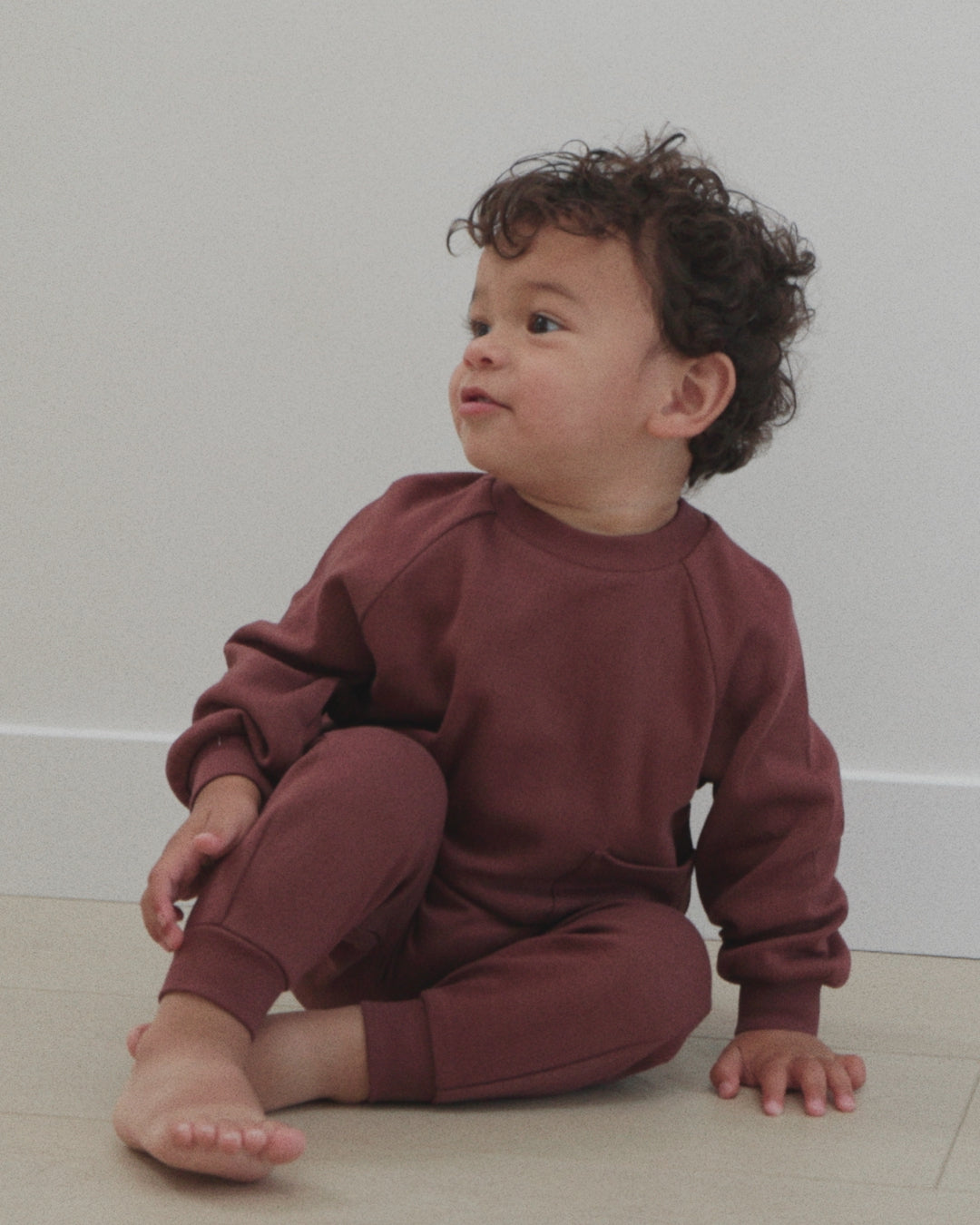 Sweat-shirt à poche Black Cherry
