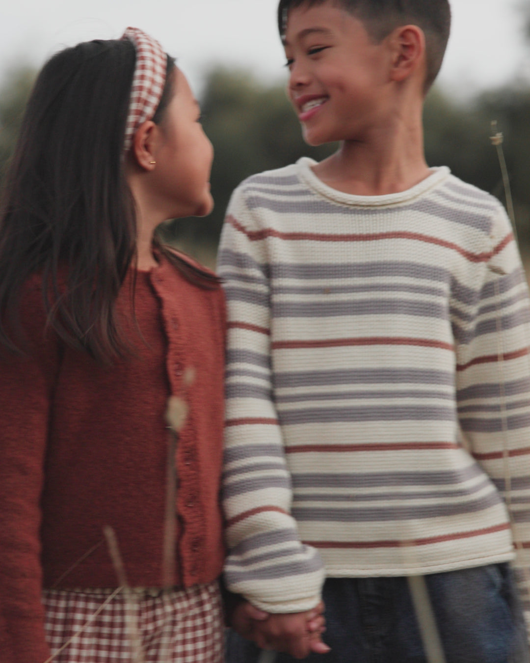 Scallop Cardigan Brick