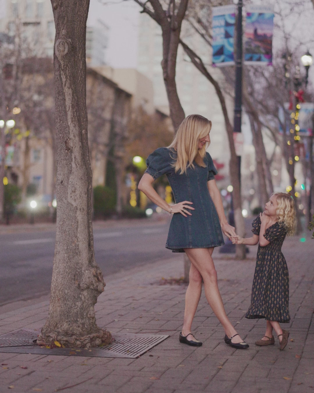 Levi Mini Dress | Indigo Denim – Rylee + Cru Canada