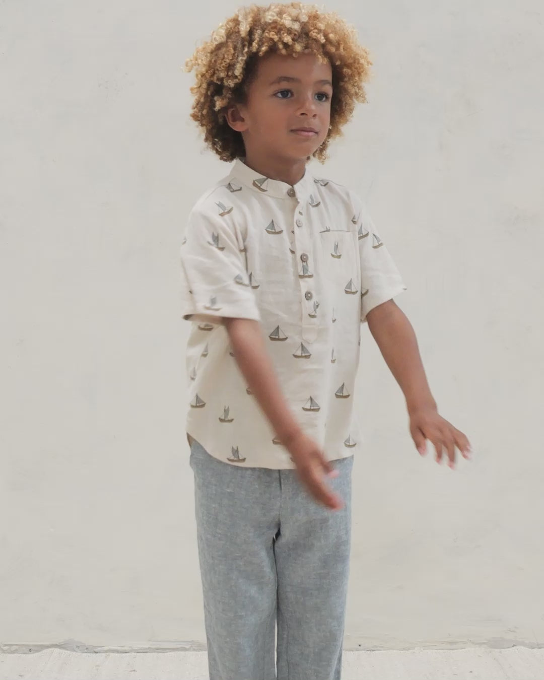 Kalen Pant || Heathered Indigo