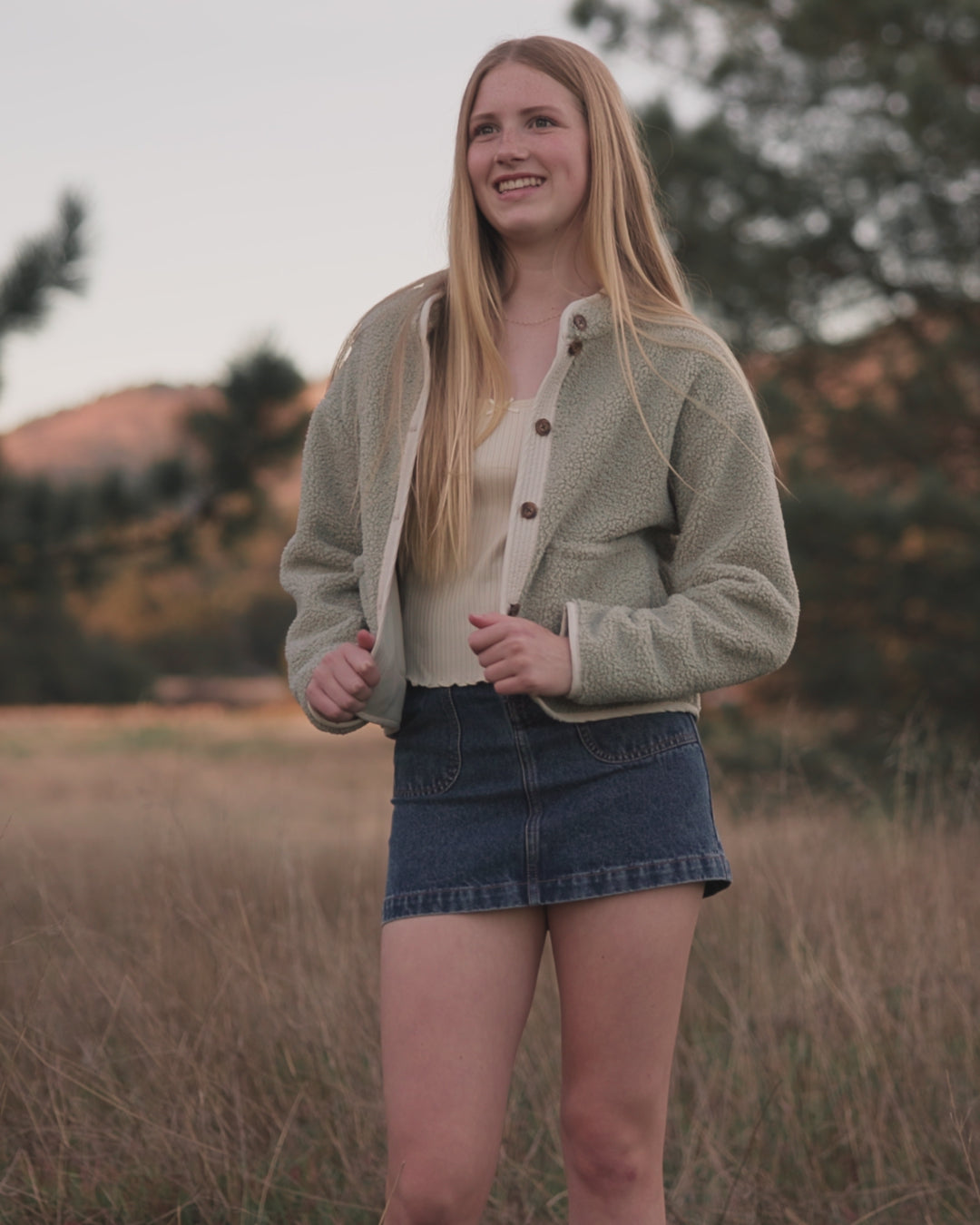 Teen Chalet Jacket Sage
