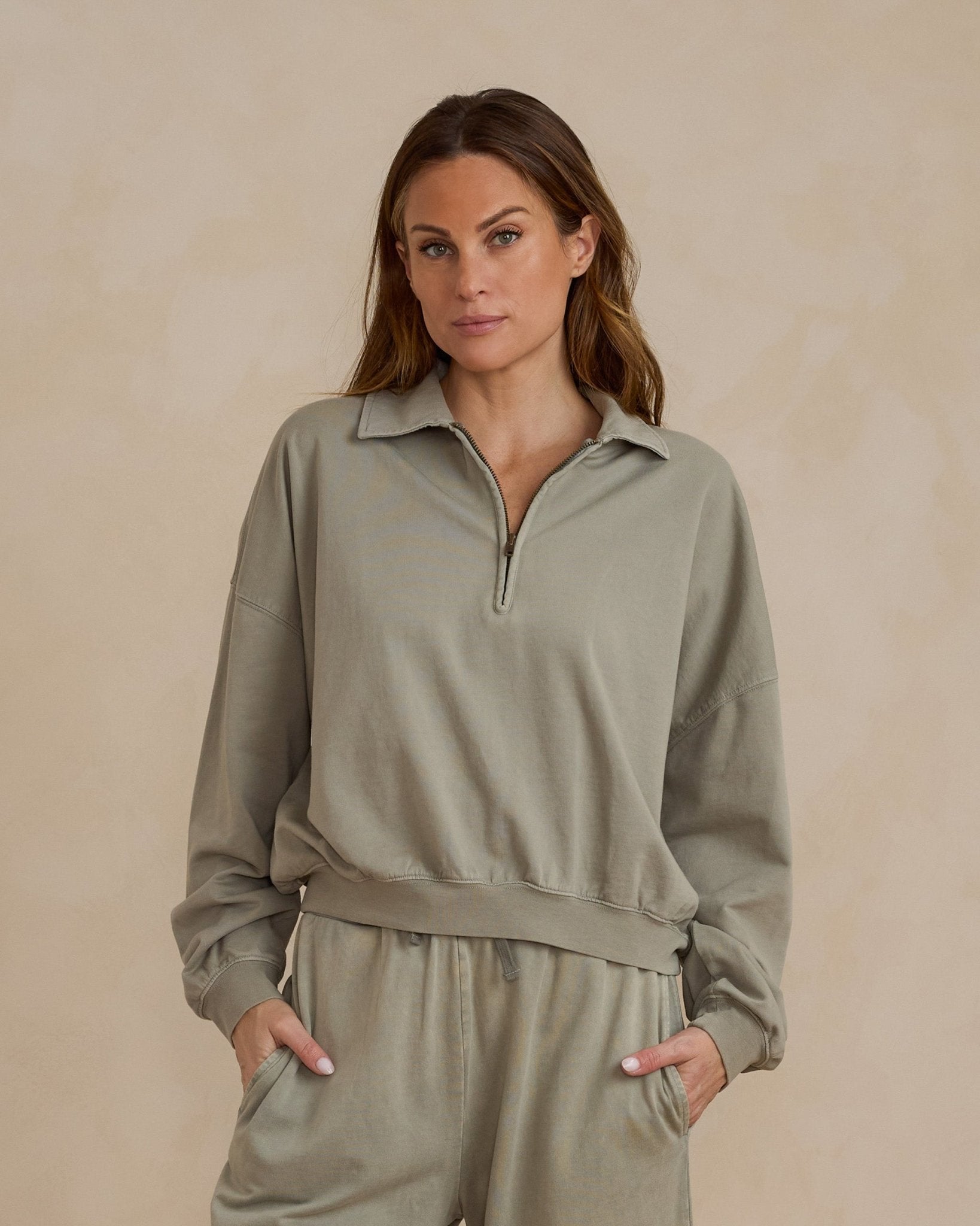 Quarter Zip Pullover | Laurel - Rylee + Cru Canada