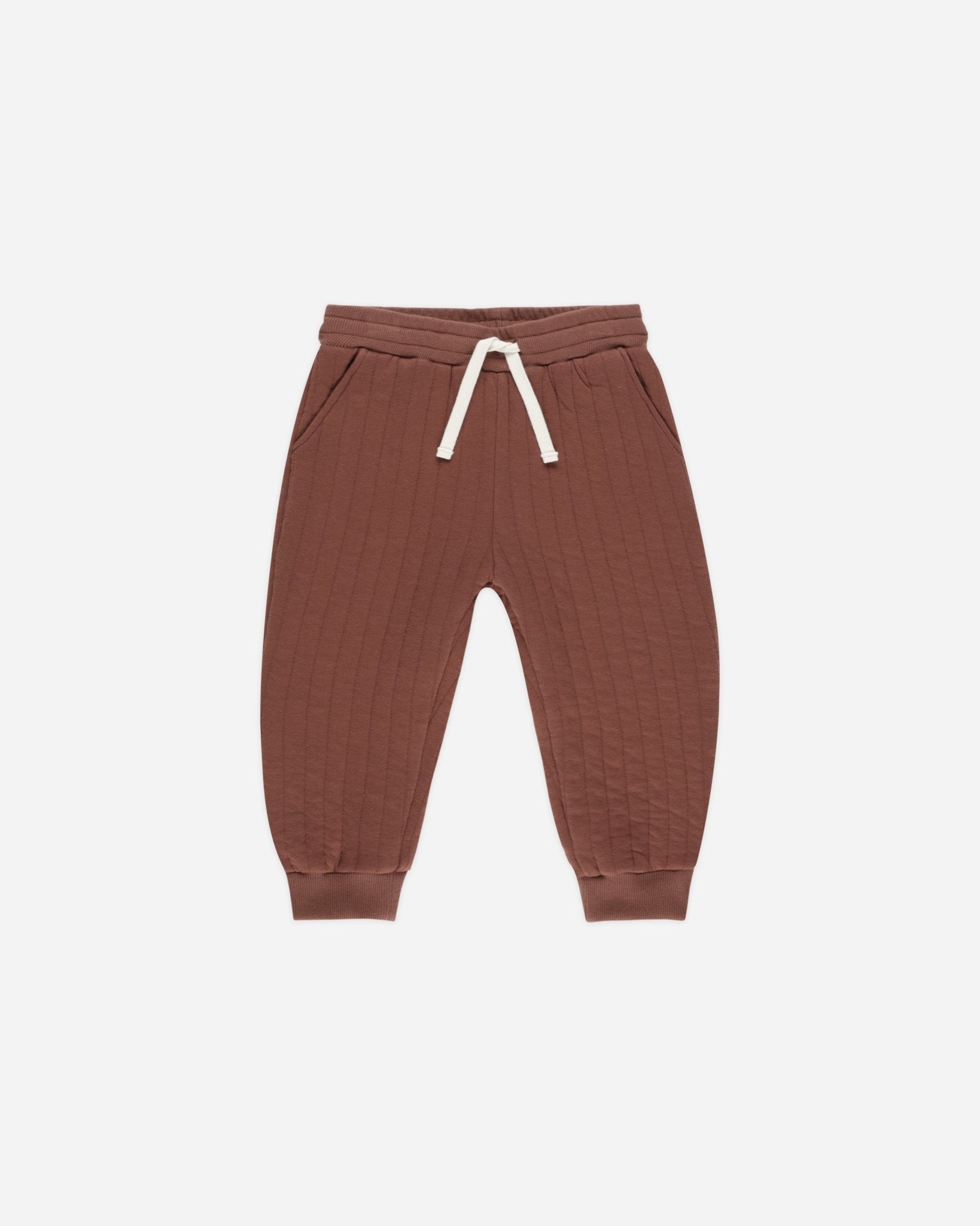 Quilted Pant || Brick - Rylee + Cru Canada