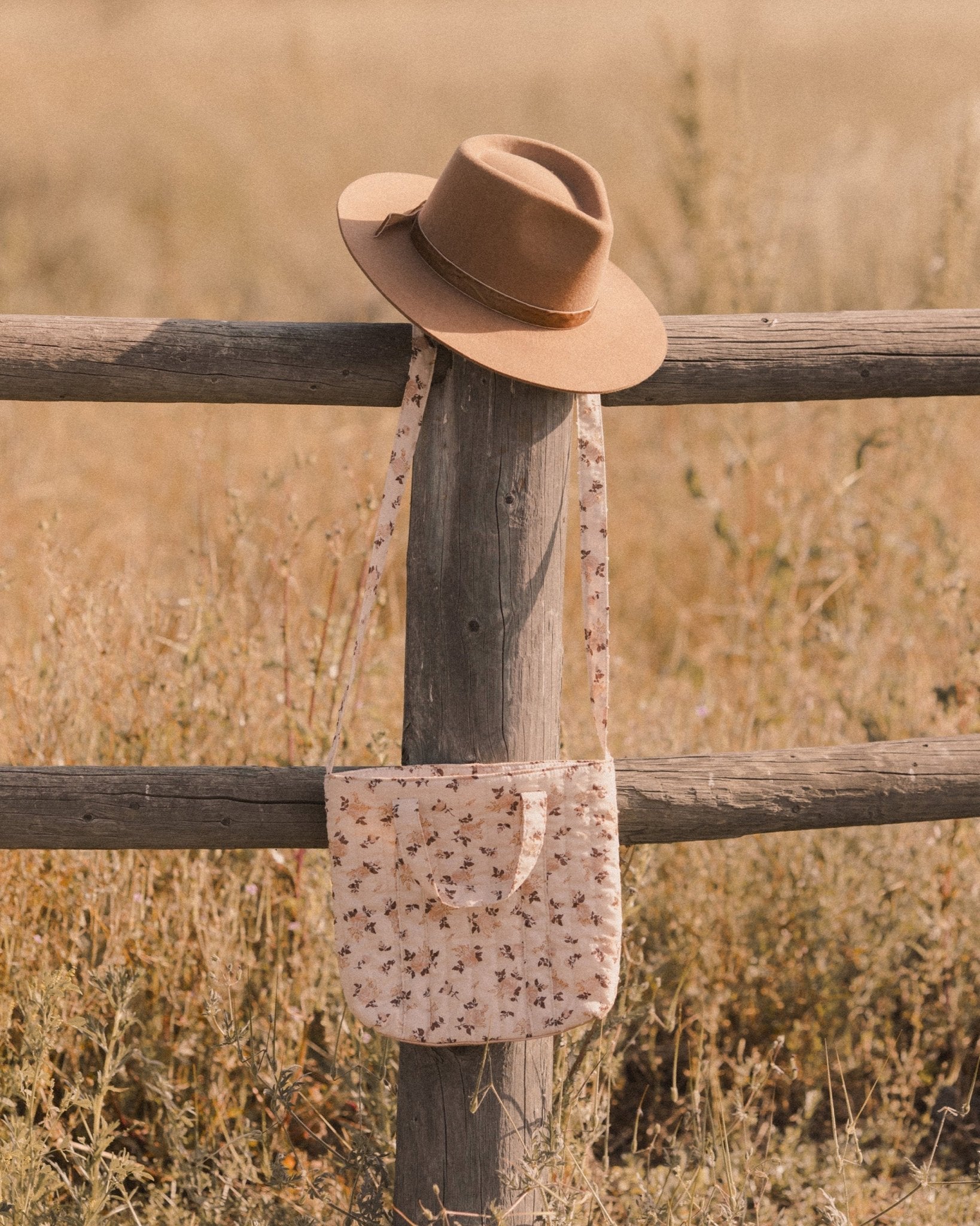 Quilted Tote Bag || Harvest Rose - Rylee + Cru Canada