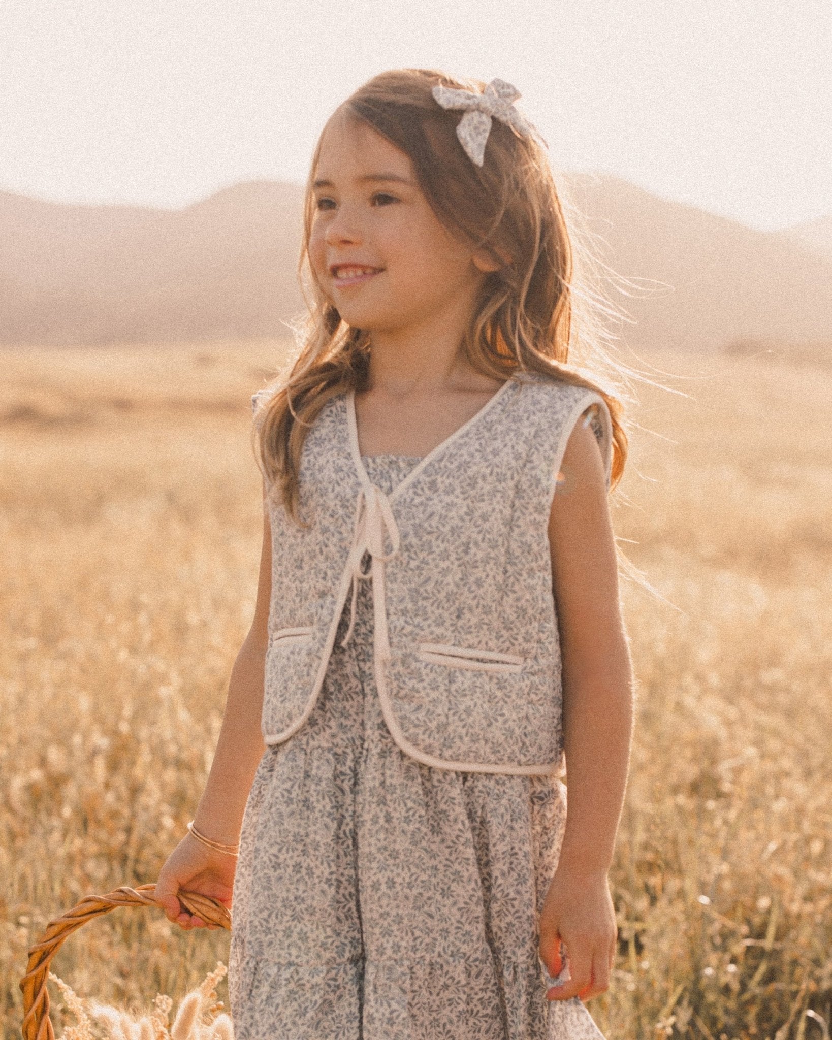 Quilted Vest || Ditsy - Rylee + Cru Canada