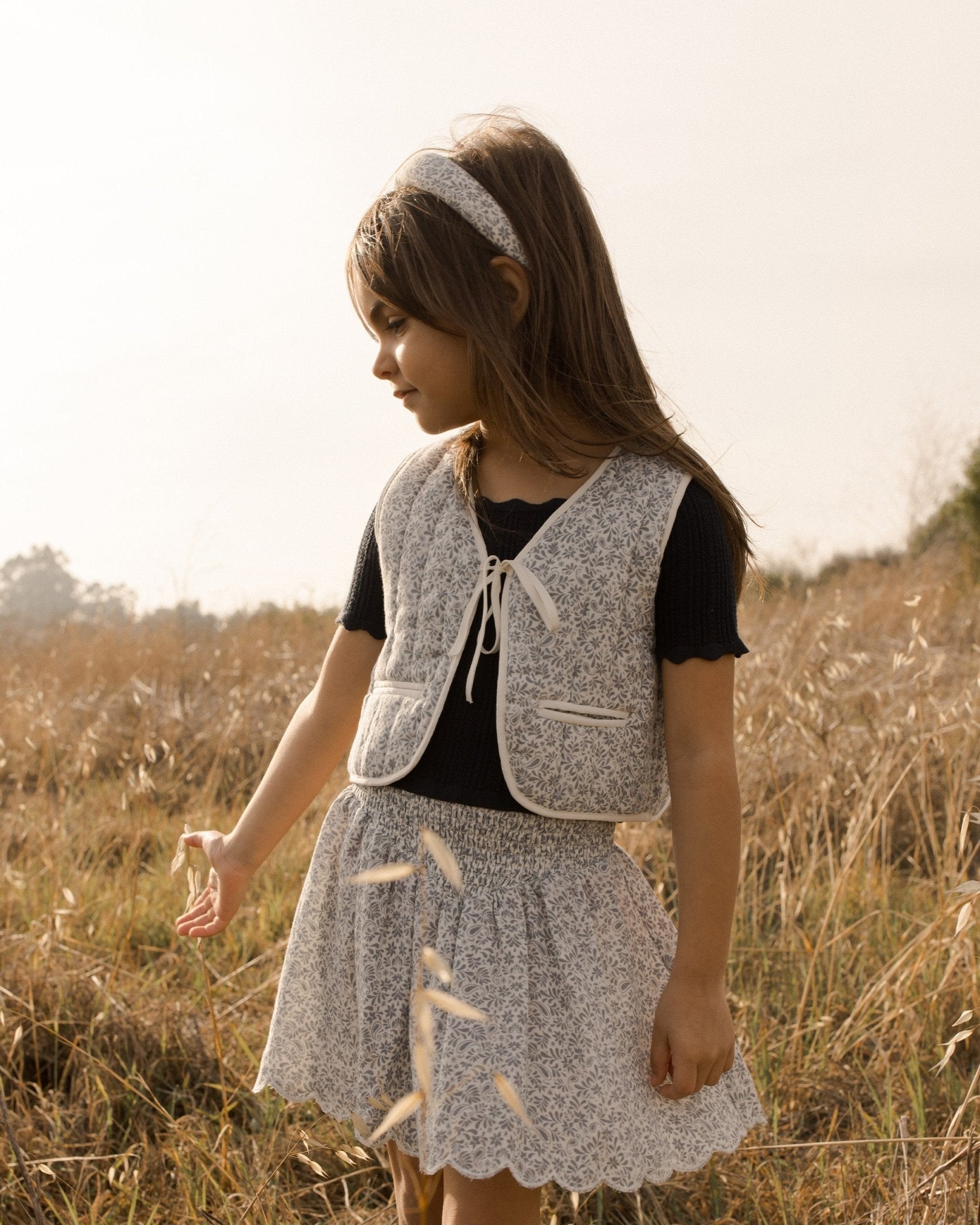 Quilted Vest || Ditsy - Rylee + Cru Canada