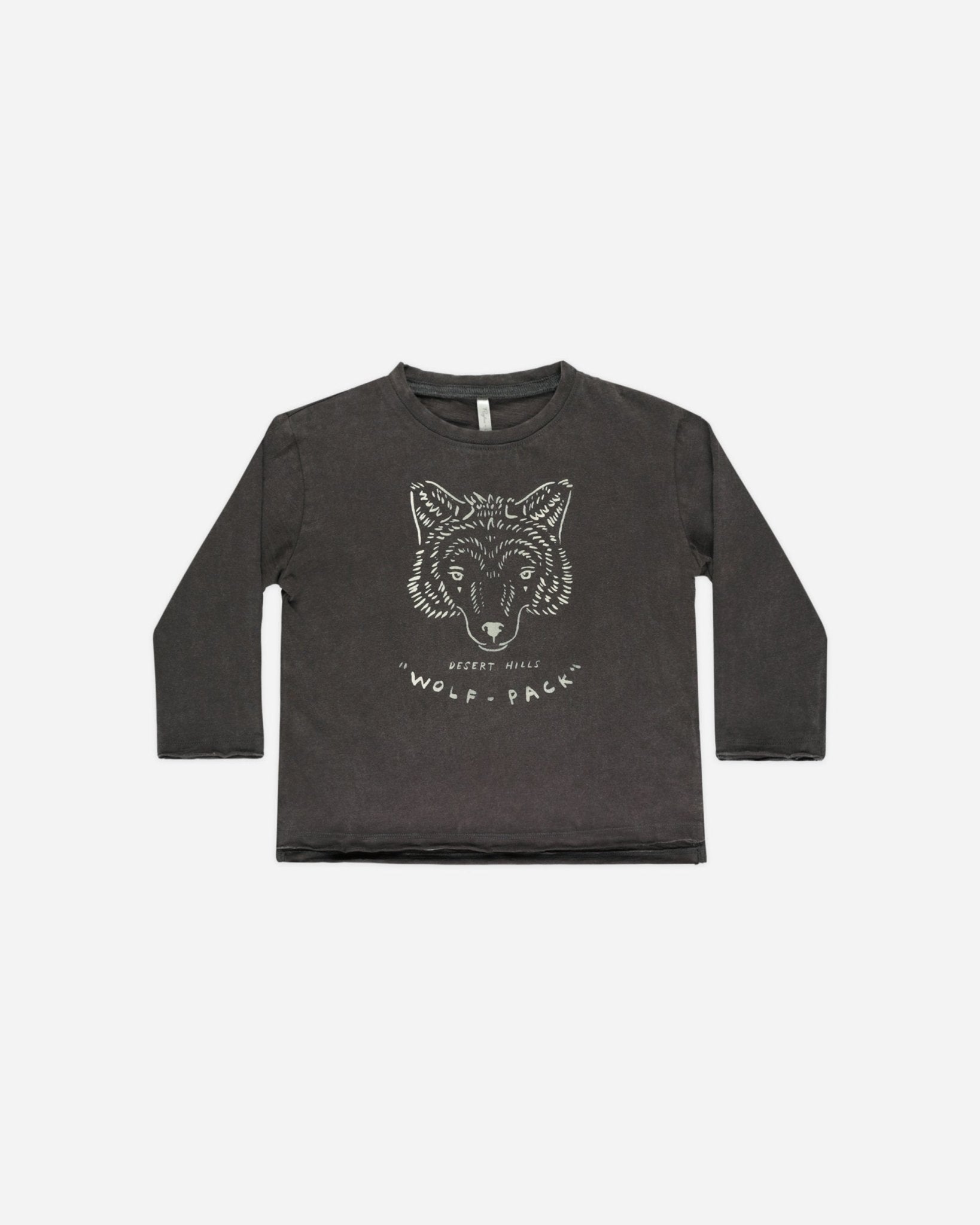 Raw Edge Long Sleeve Tee || Wolf Pack - Rylee + Cru Canada