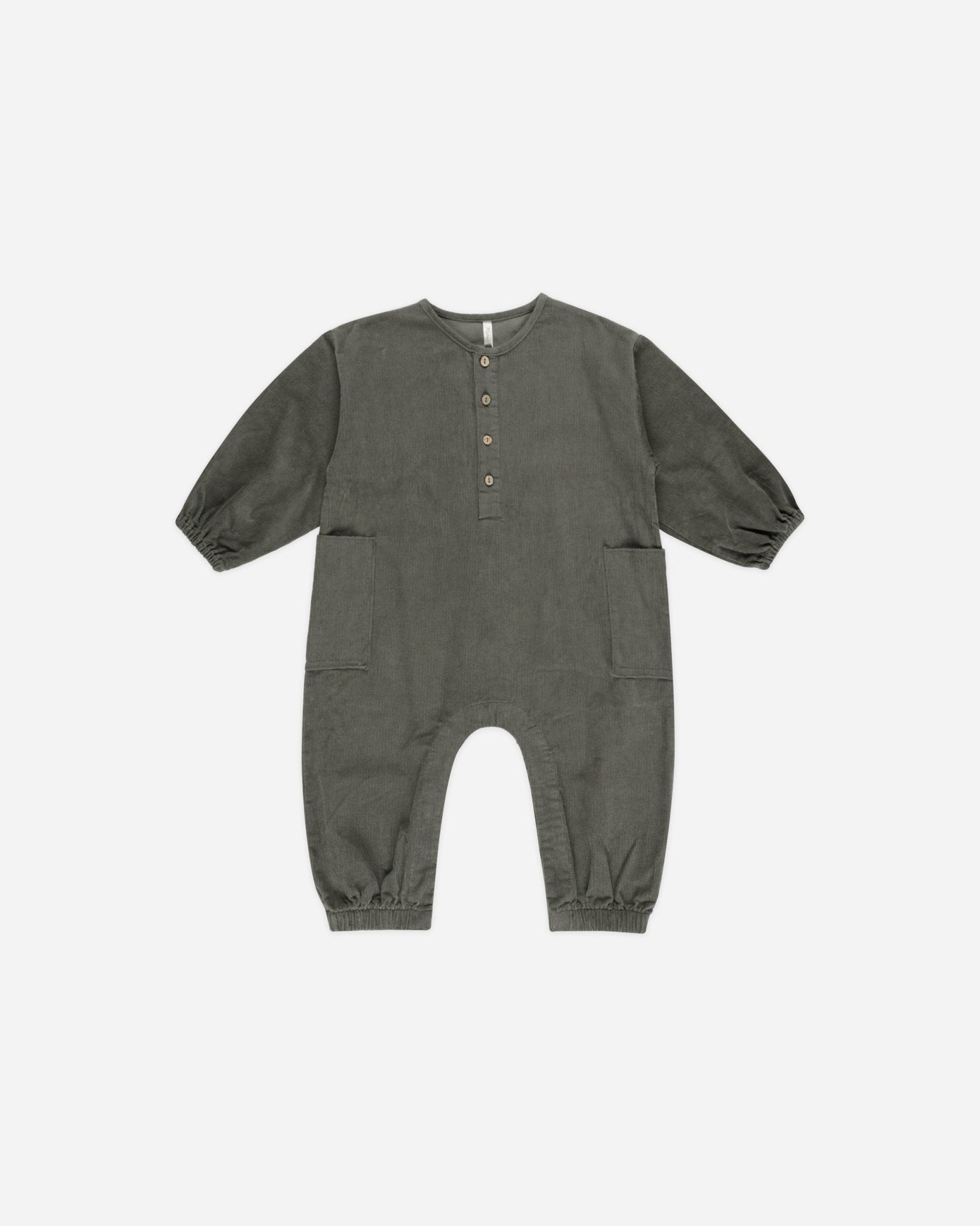 Relaxed Corduroy Jumpsuit || Forest - Rylee + Cru Canada