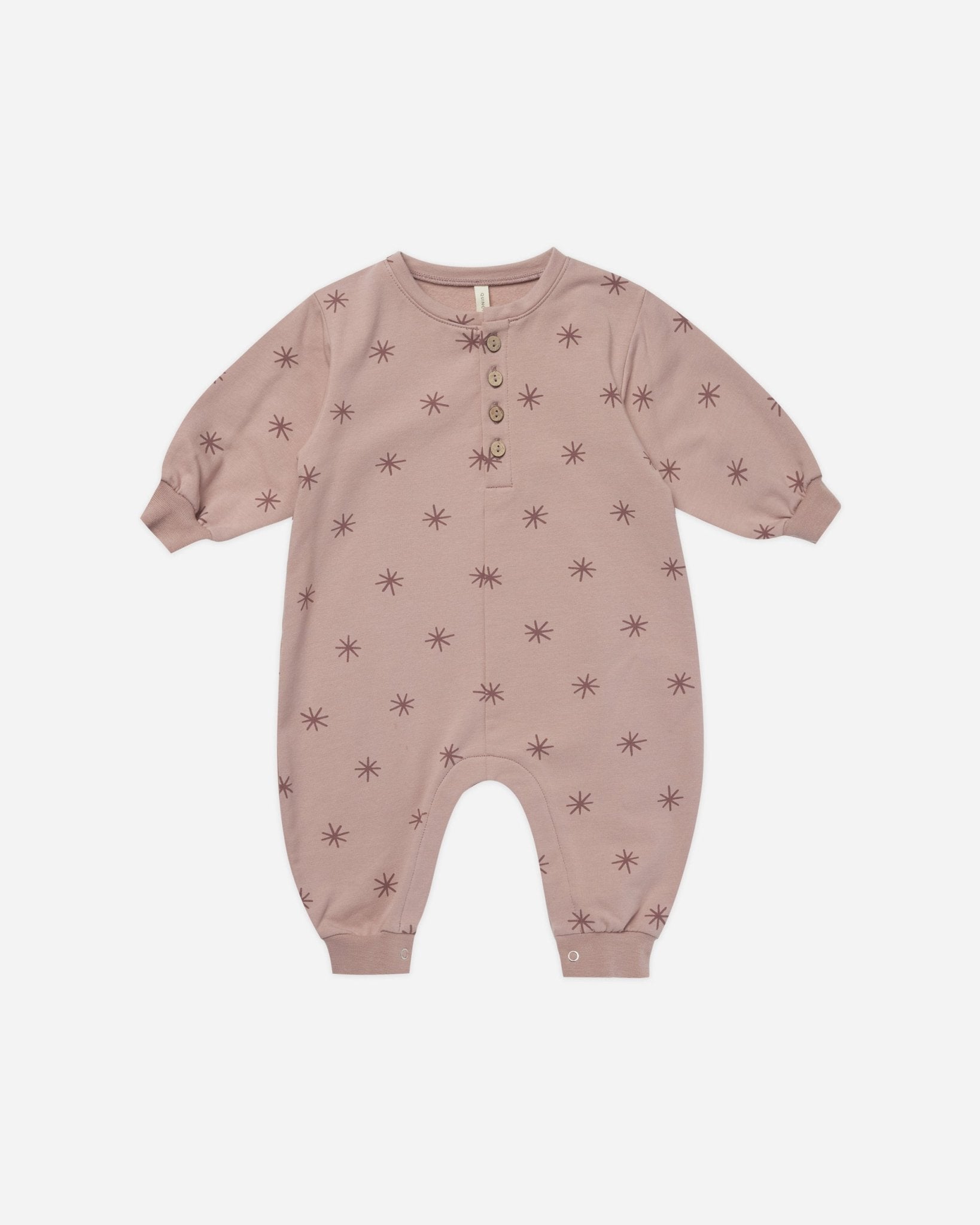 Relaxed Fleece Jumpsuit || Snow Star - Rylee + Cru Canada