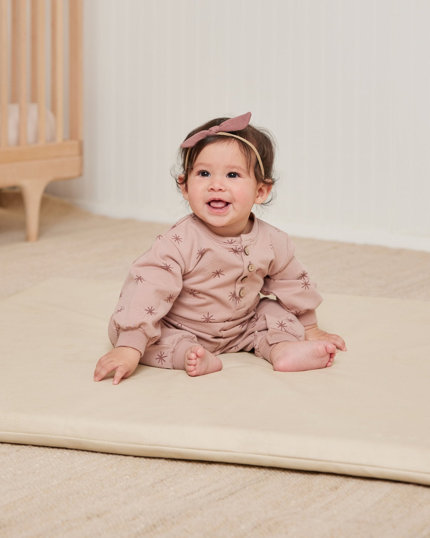 Relaxed Fleece Jumpsuit || Snow Star - Rylee + Cru Canada