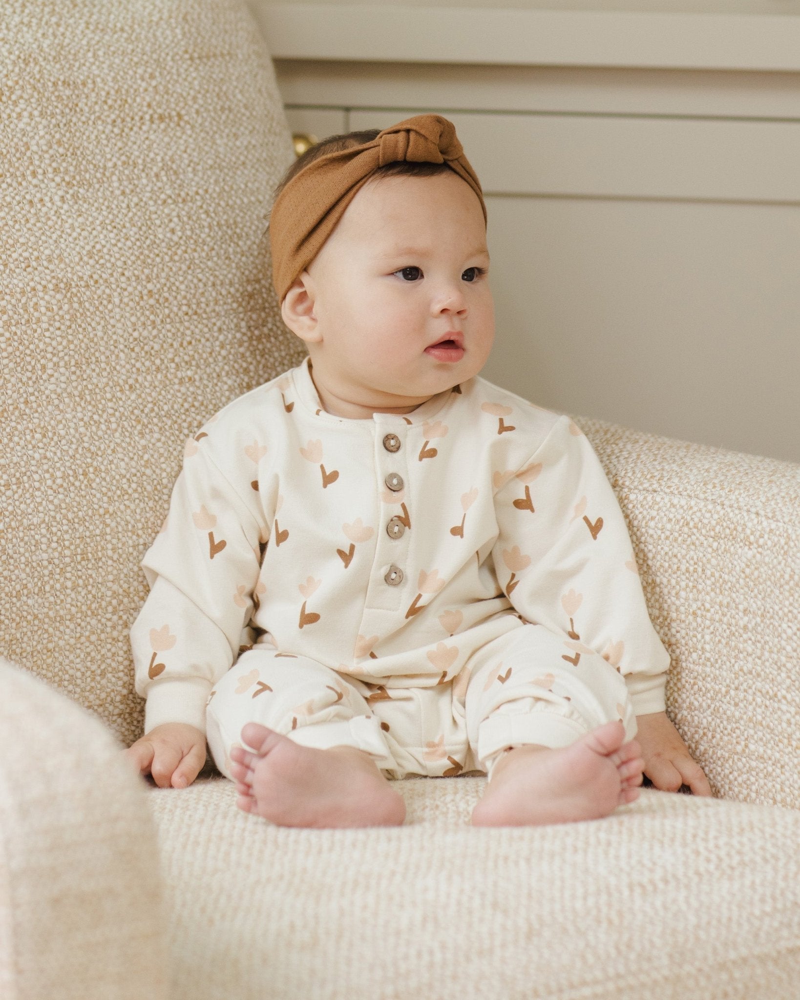 Relaxed Fleece Jumpsuit || Tulips - Rylee + Cru Canada