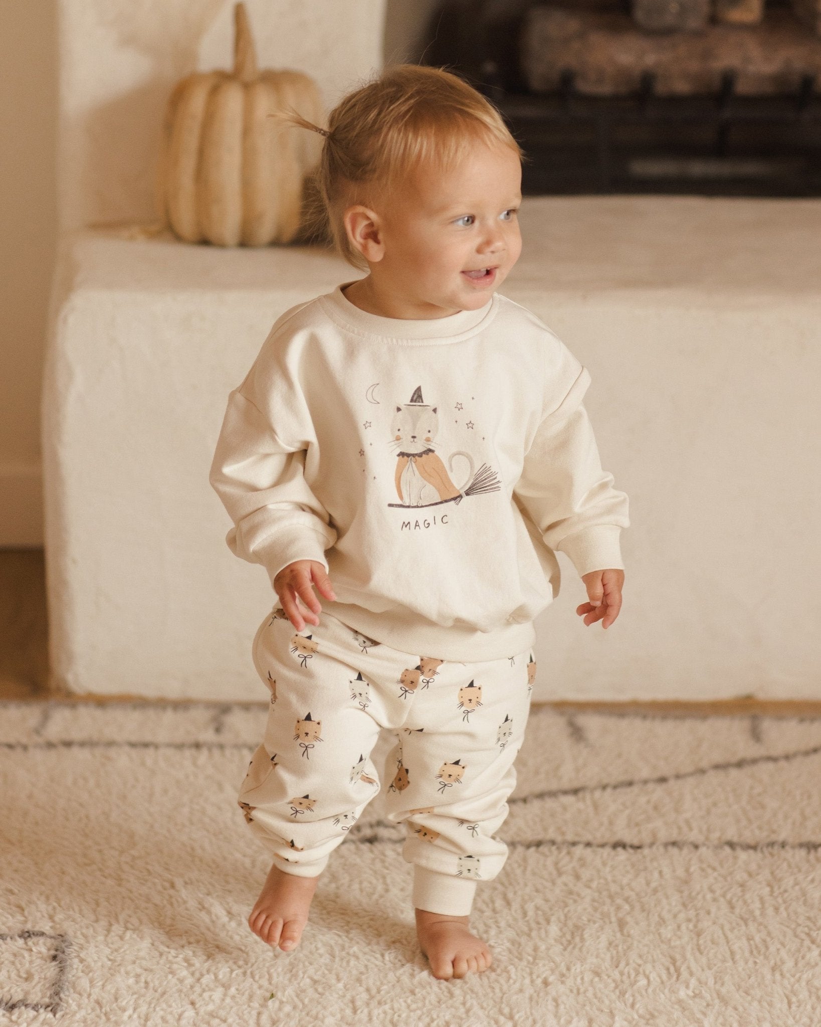 Relaxed Fleece Sweatpant || Cats - Rylee + Cru Canada