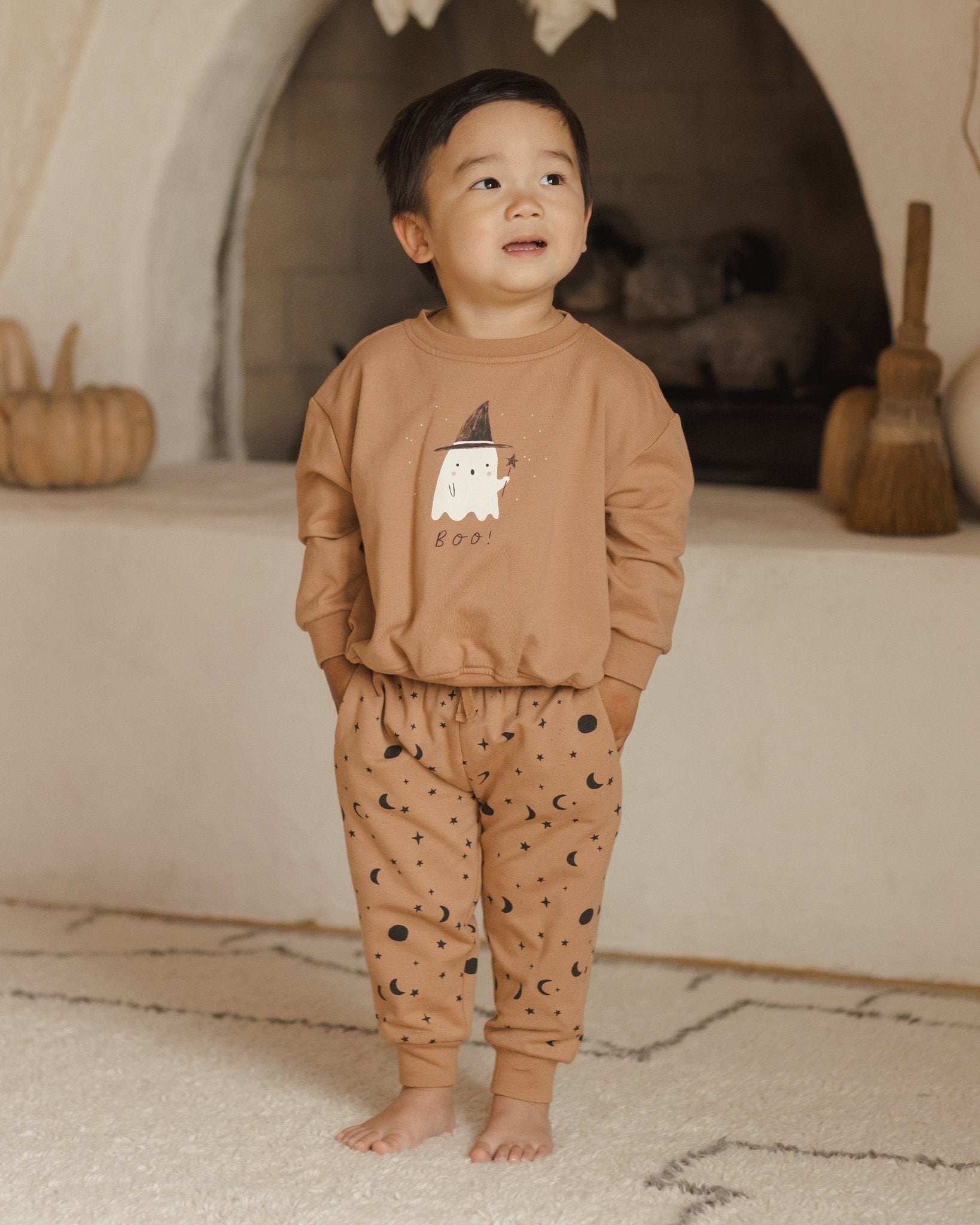 Relaxed Fleece Sweatshirt || Boo - Rylee + Cru Canada