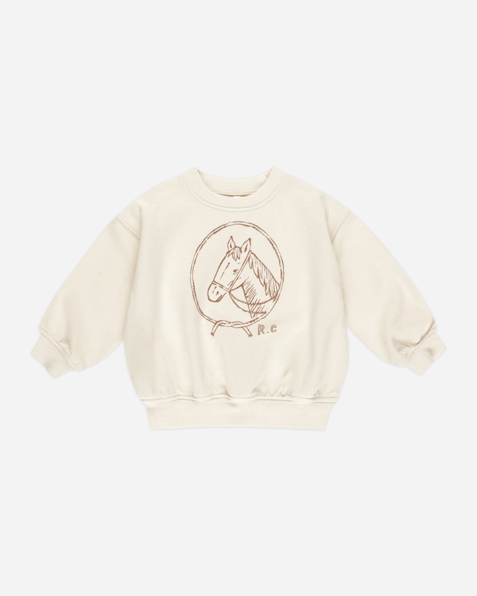 Relaxed Sweatshirt || Horse - Rylee + Cru Canada